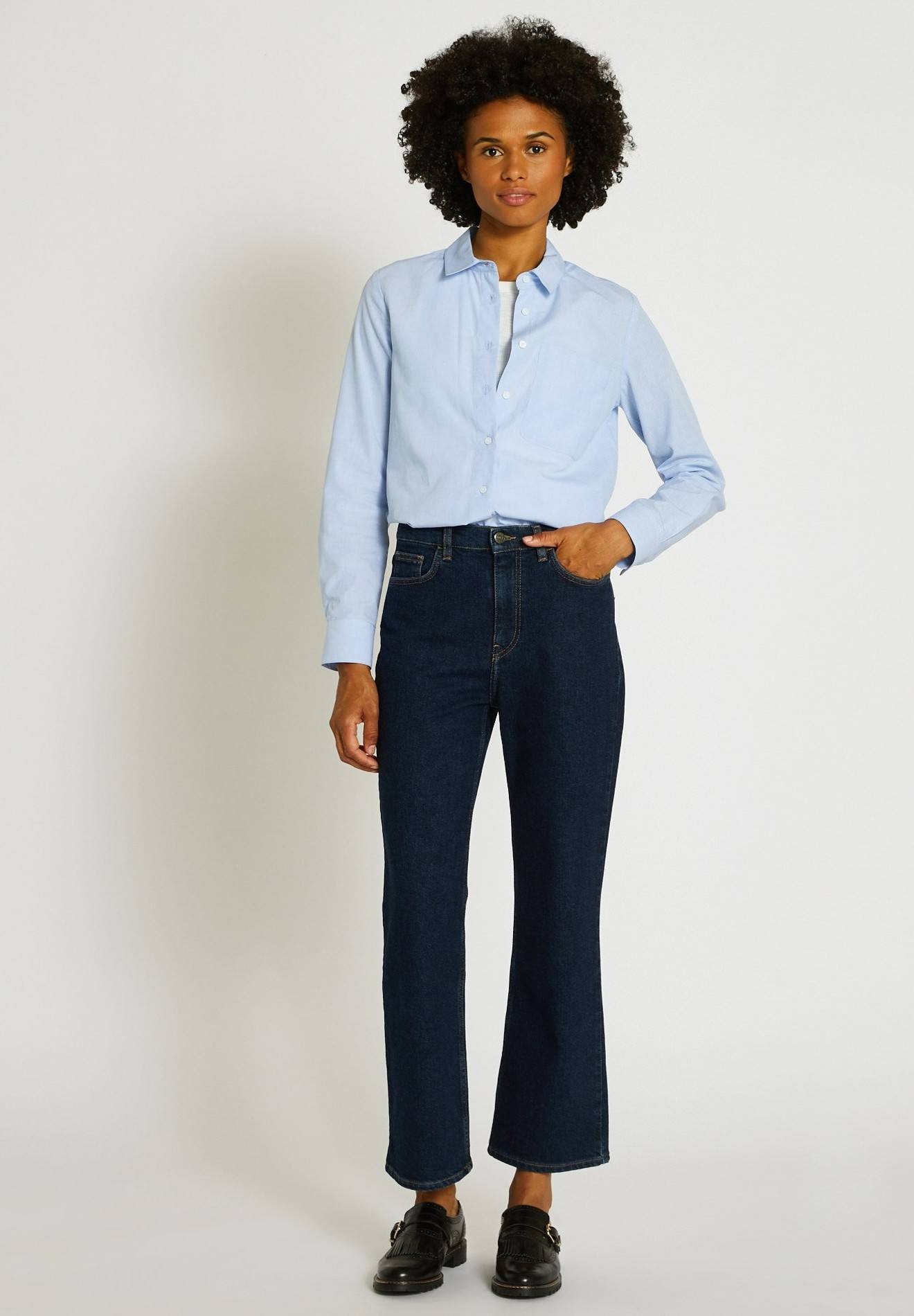 Jean flare, Bleu foncé, large image number 3.0