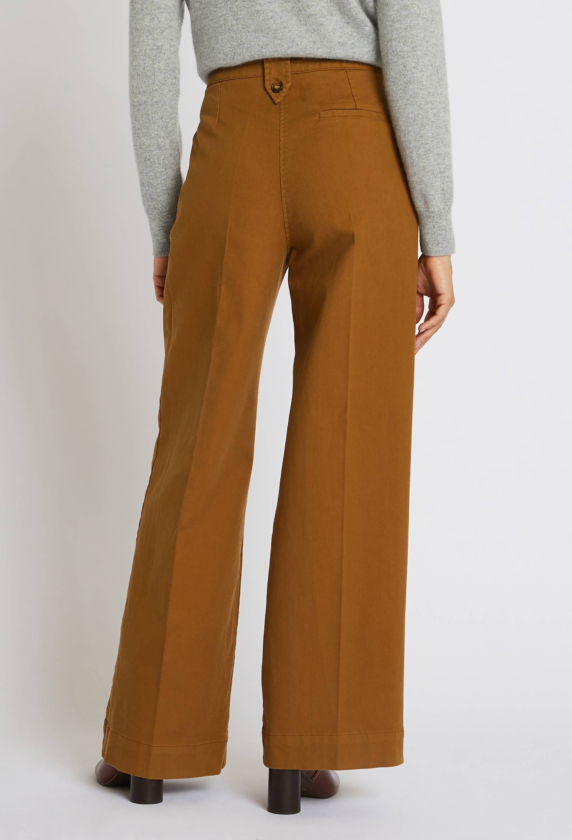 Pantalon en coton, Beige, large image number 1