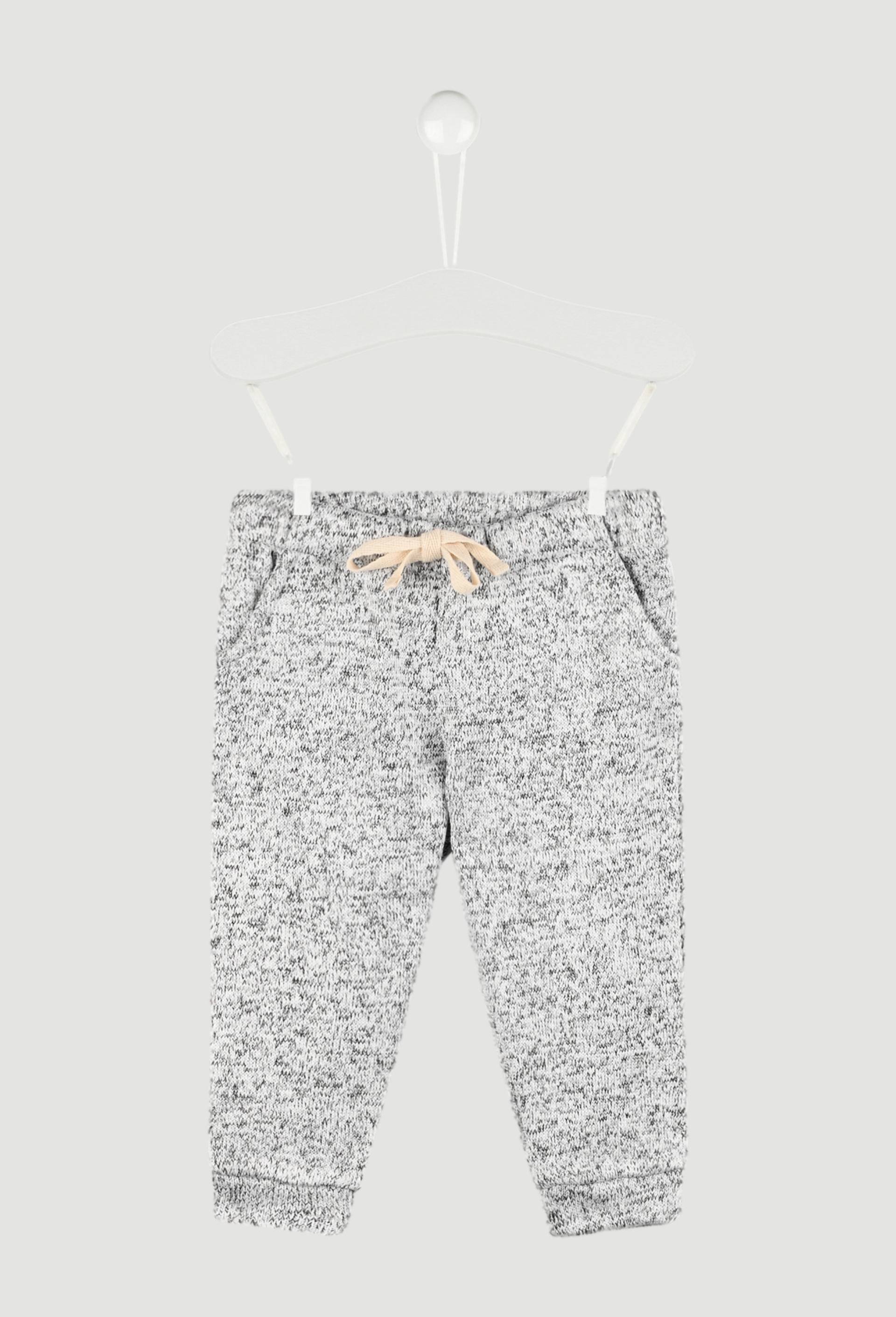 Jogging chiné certifié Oekotex, Gris, large image number 0