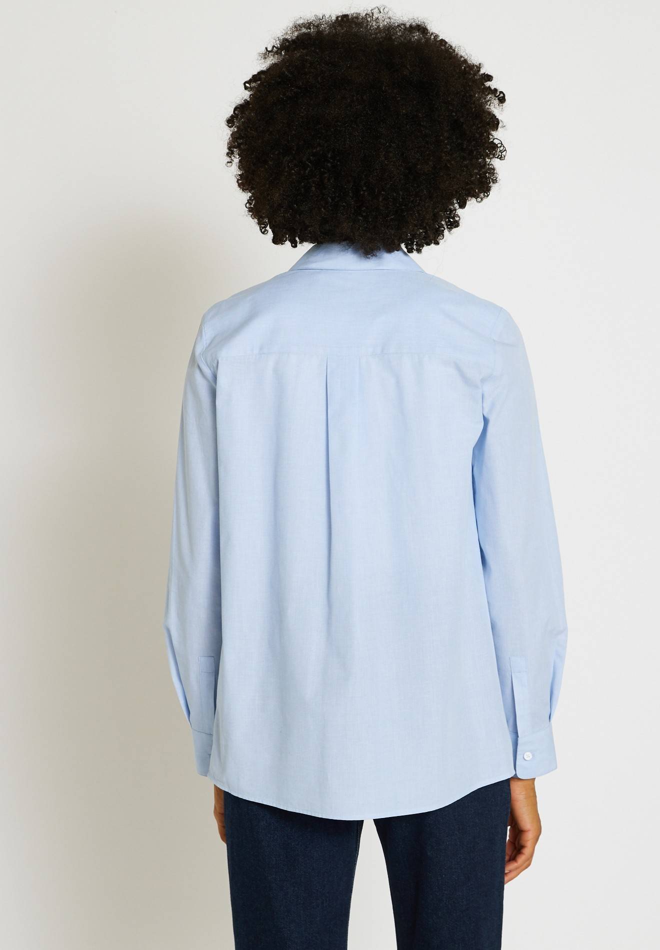 Chemise basique, Coton BIO, Bleu clair, large image number 4