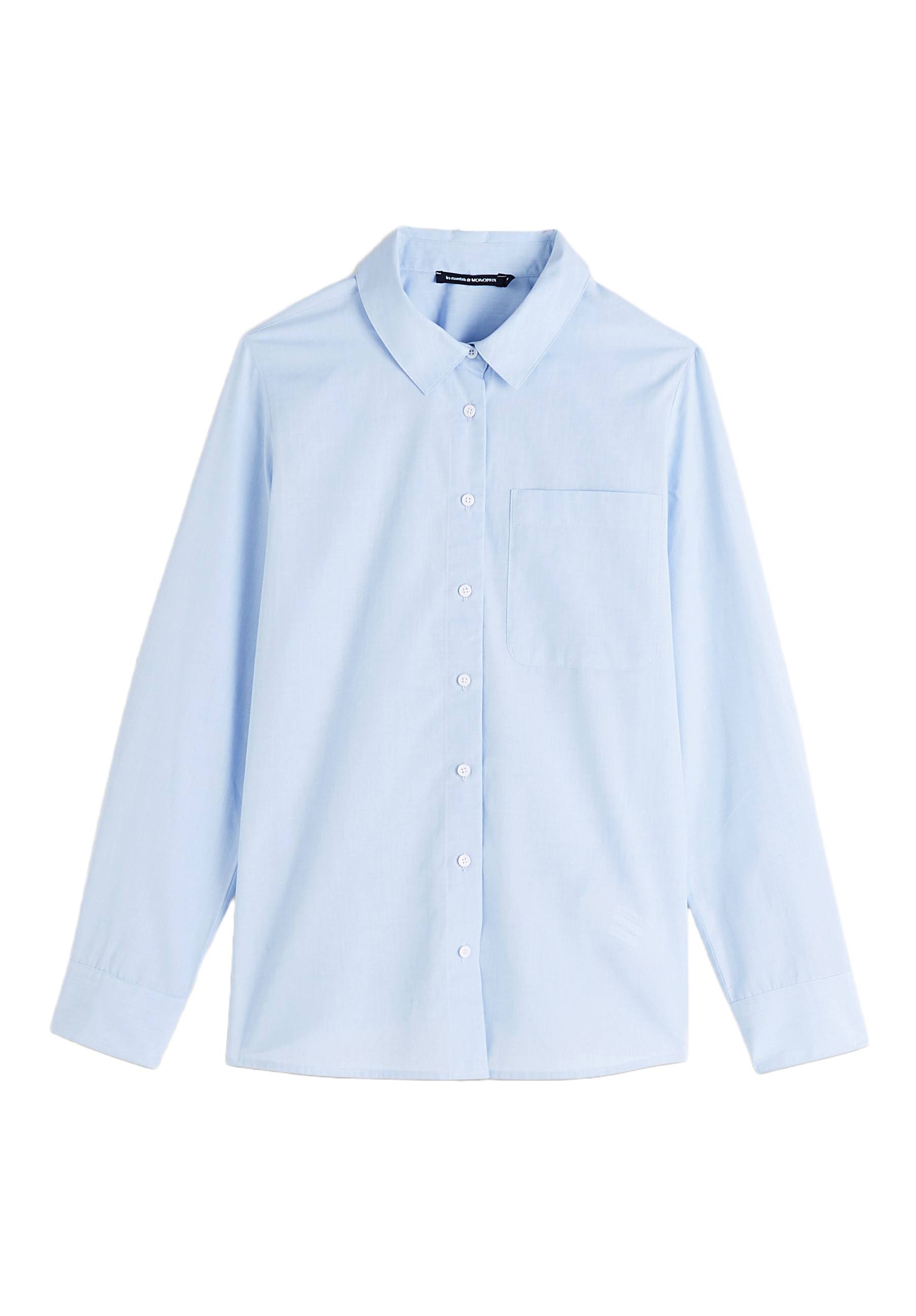 Chemise basique, Coton BIO, Bleu clair, large image number 5