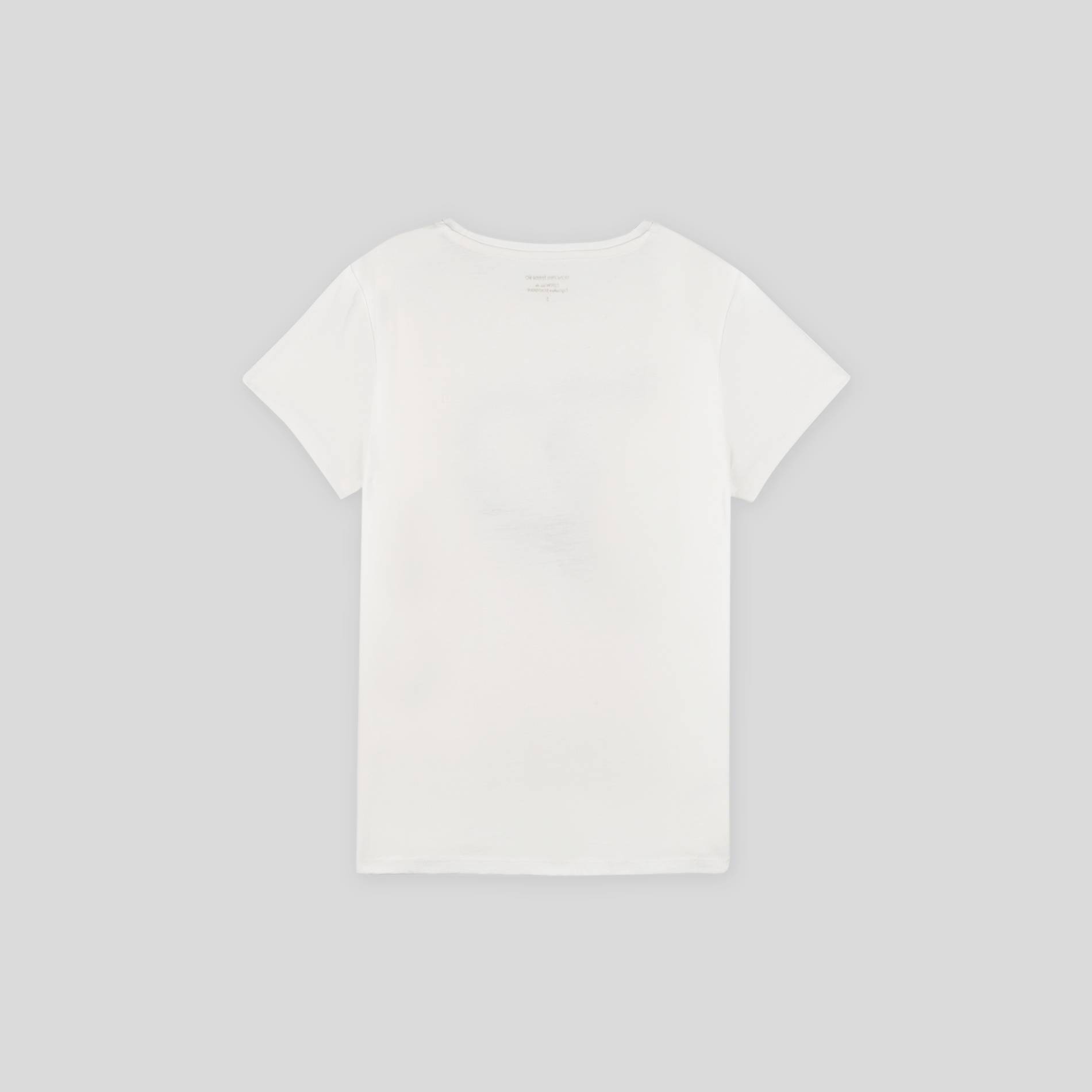 T-shirt avec impression en coton bio, Ecru, large image number 1.0