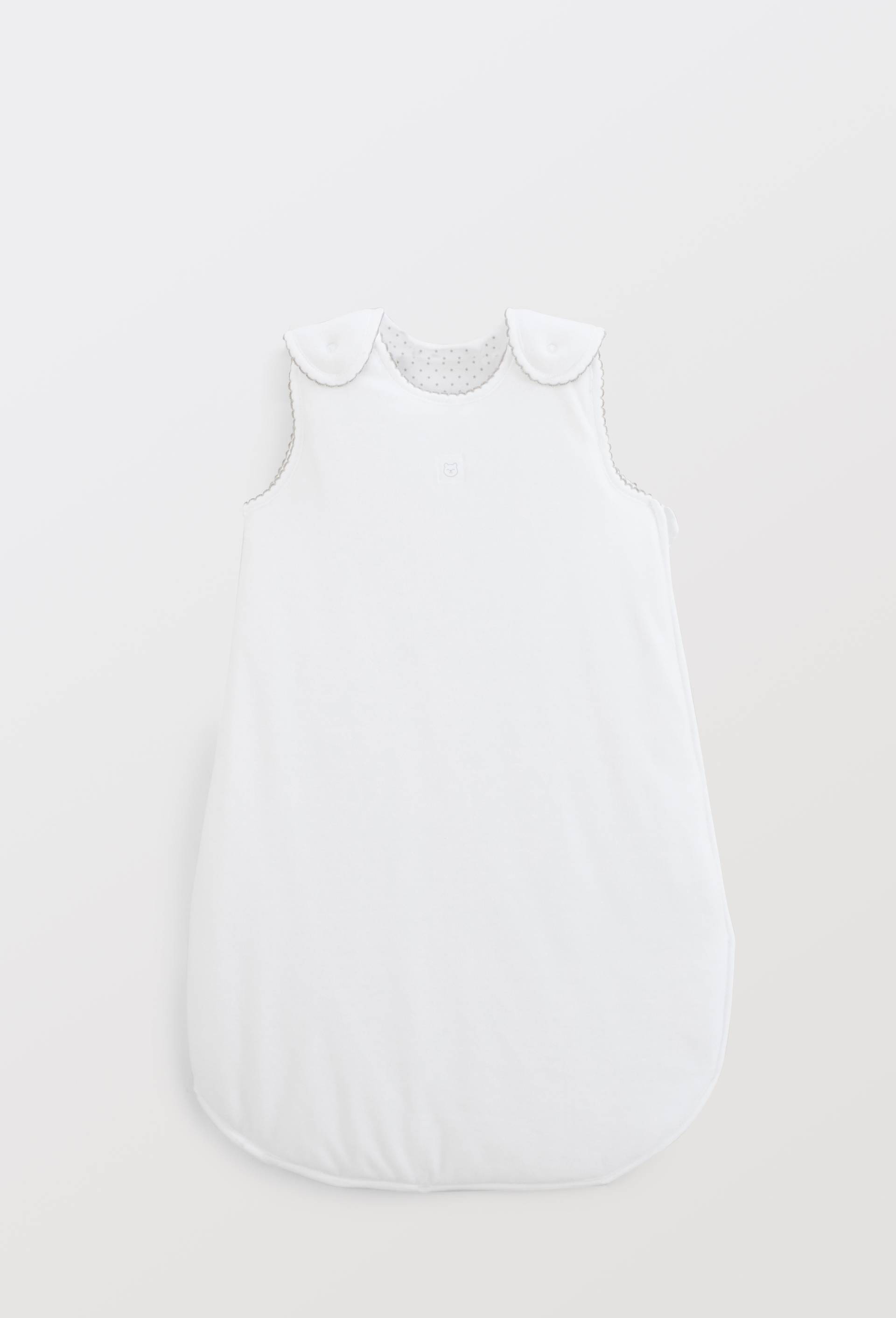 Gigoteuse en velours en coton BIO, Blanc, large image number 0
