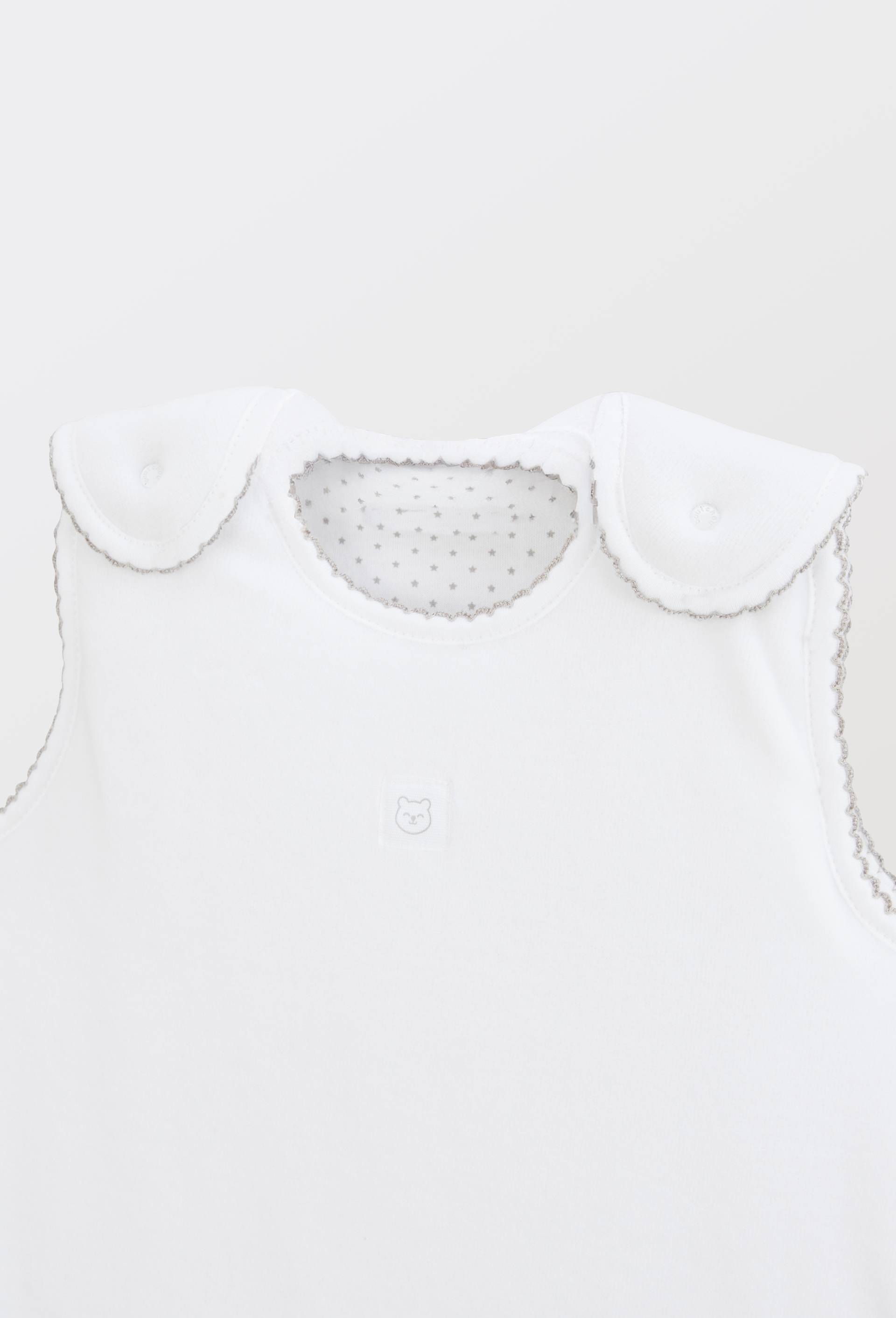 Gigoteuse en velours en coton BIO, Blanc, large image number 2