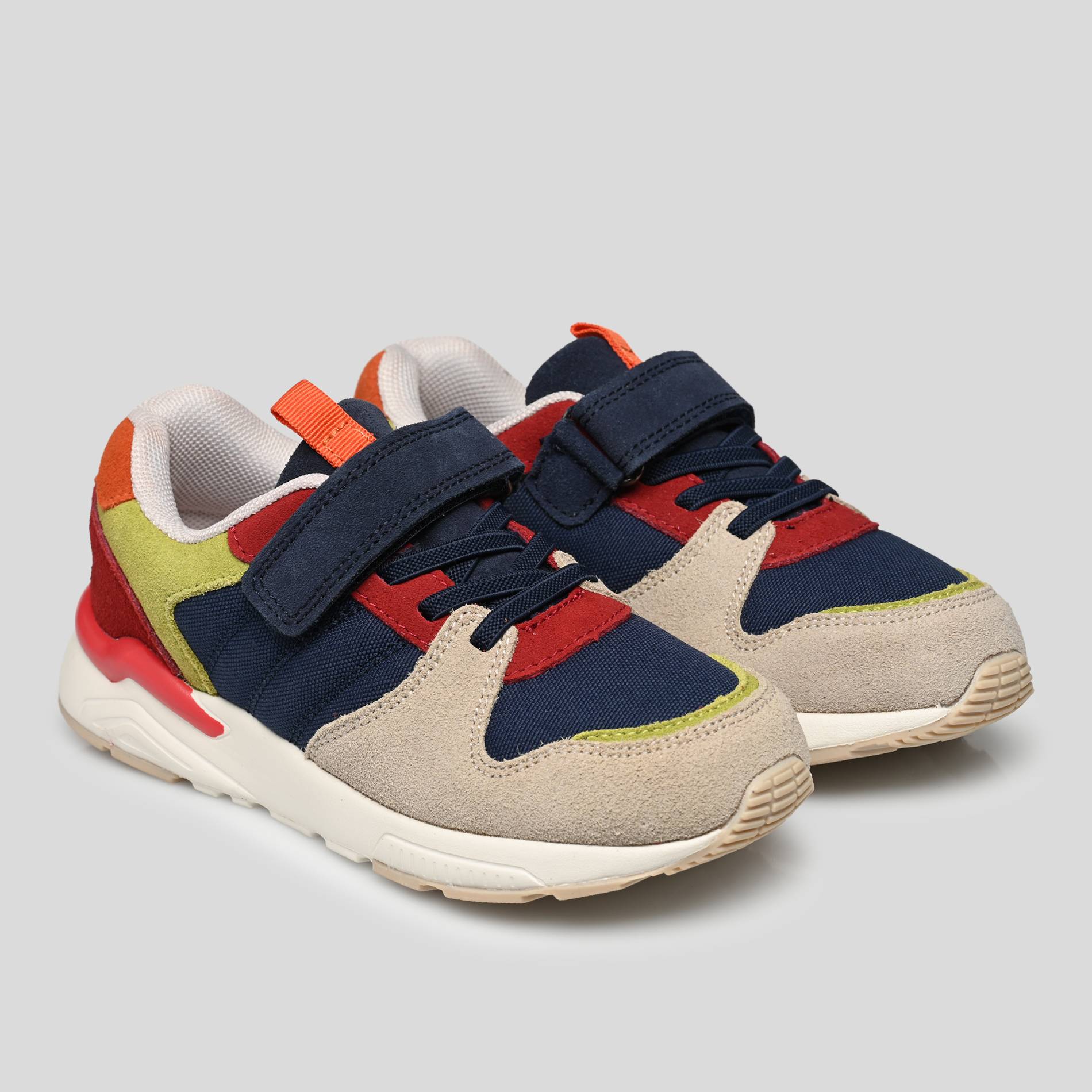 Baskets multicolores, Vert, large image number 1.0