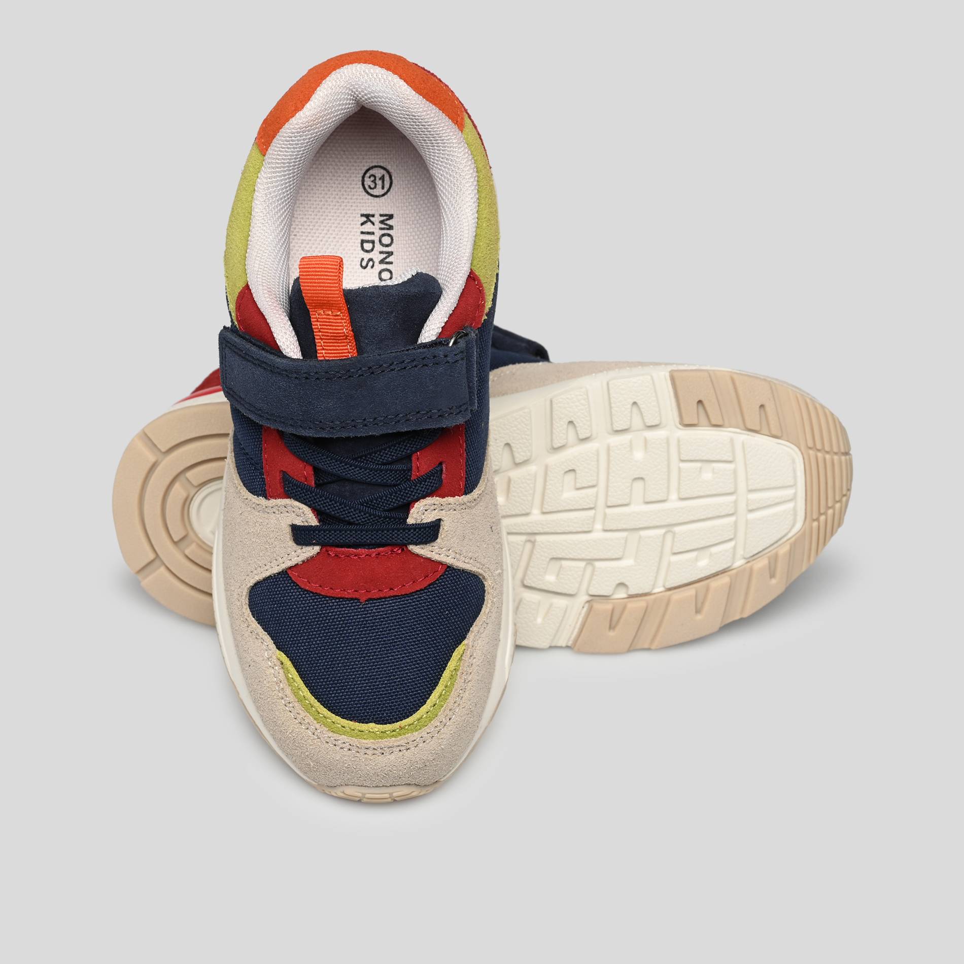 Baskets multicolores, Vert, large image number 2