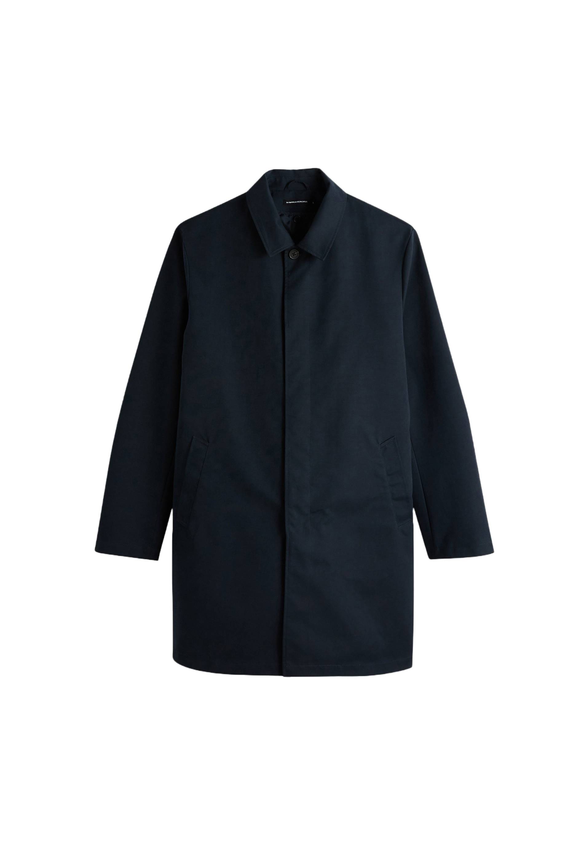 Trench contenant du coton, Bleu foncé, large image number 6