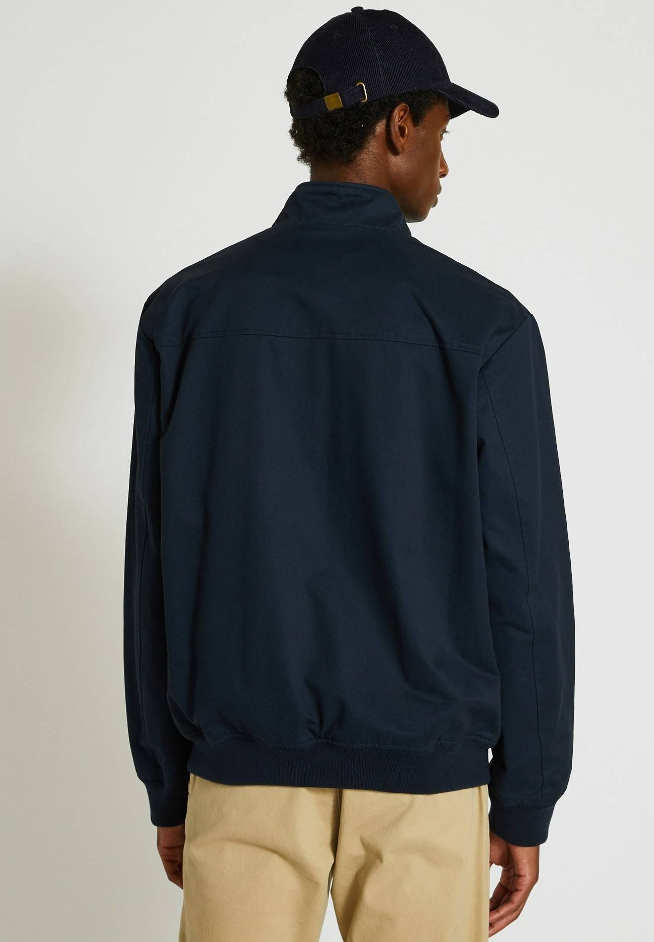 Veste col montant zipp&eacute; en coton BIO, Bleu fonc&eacute;, large image number 6