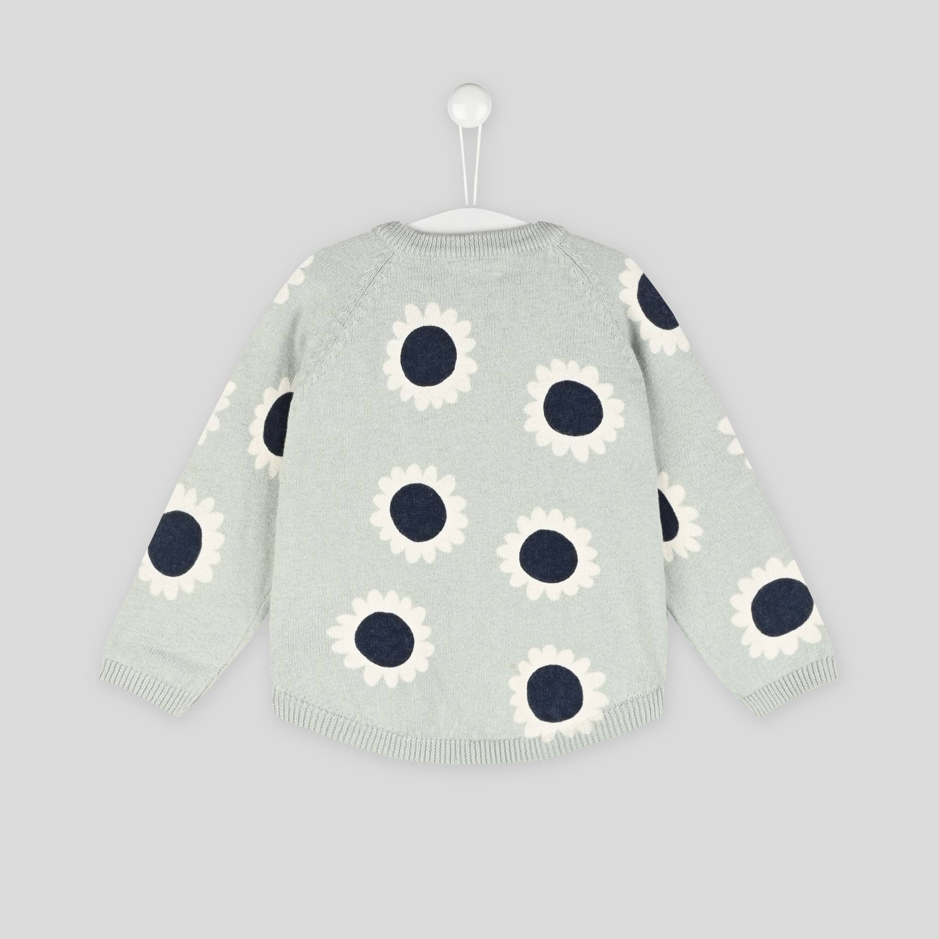 Pull jacquard, Vert clair, large image number 1