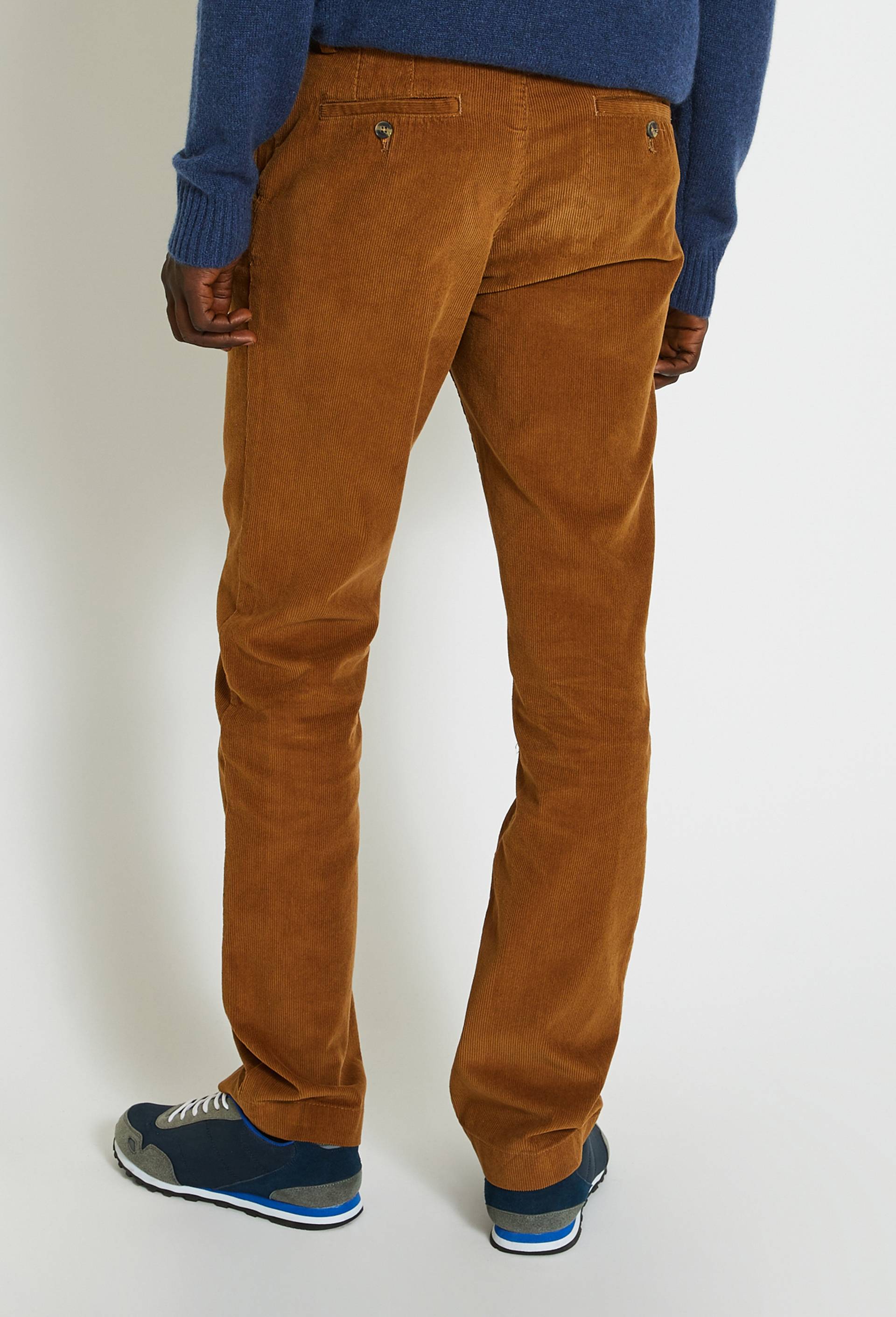 Pantalon velours en coton BIO GOTS, Brun clair, large image number 2