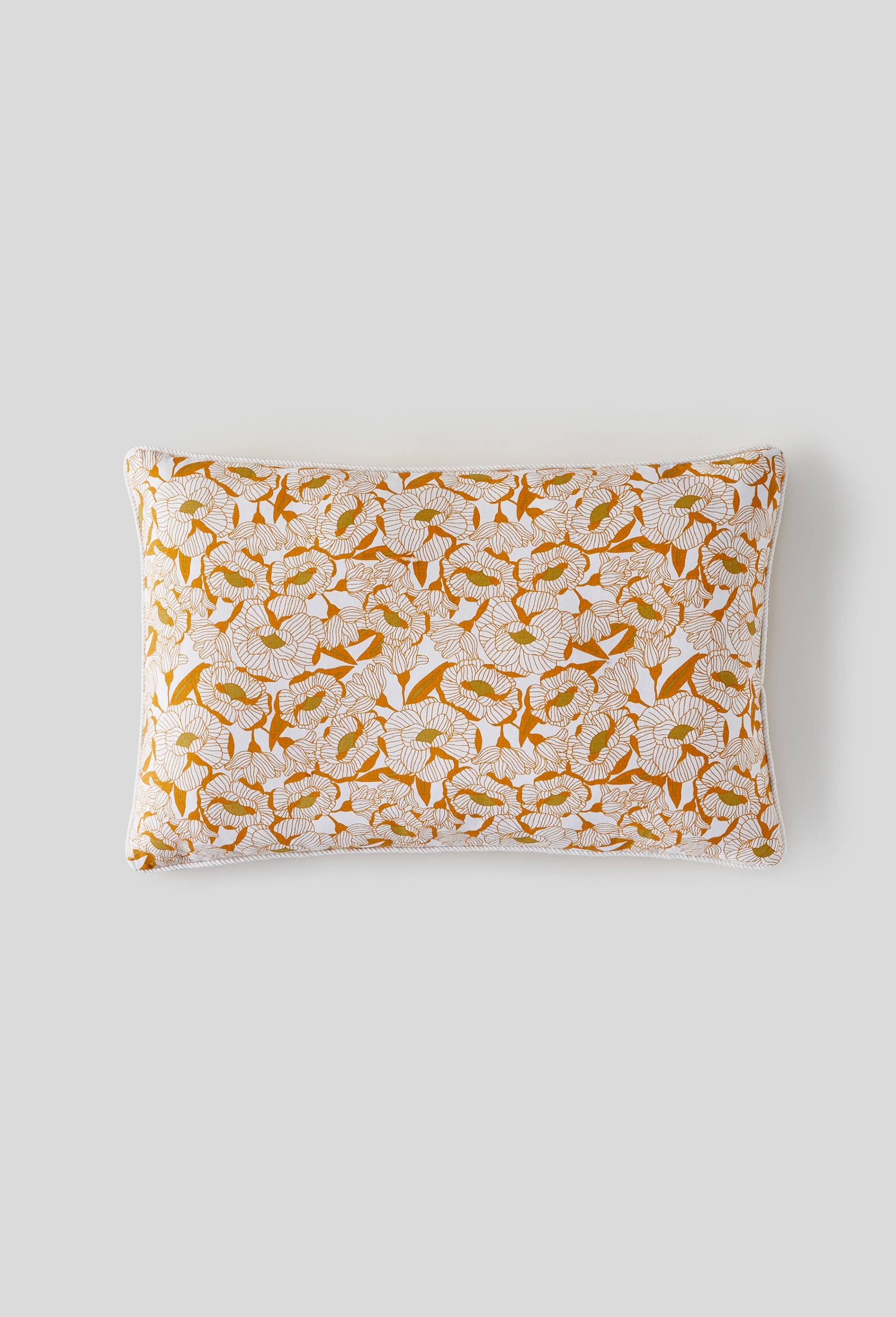 Coussin print Bilbao, Jaune, large image number 0