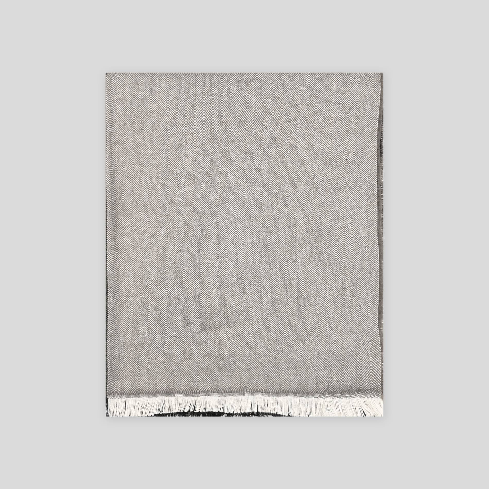Echarpe chaude bicolore, Gris, large image number 1.0