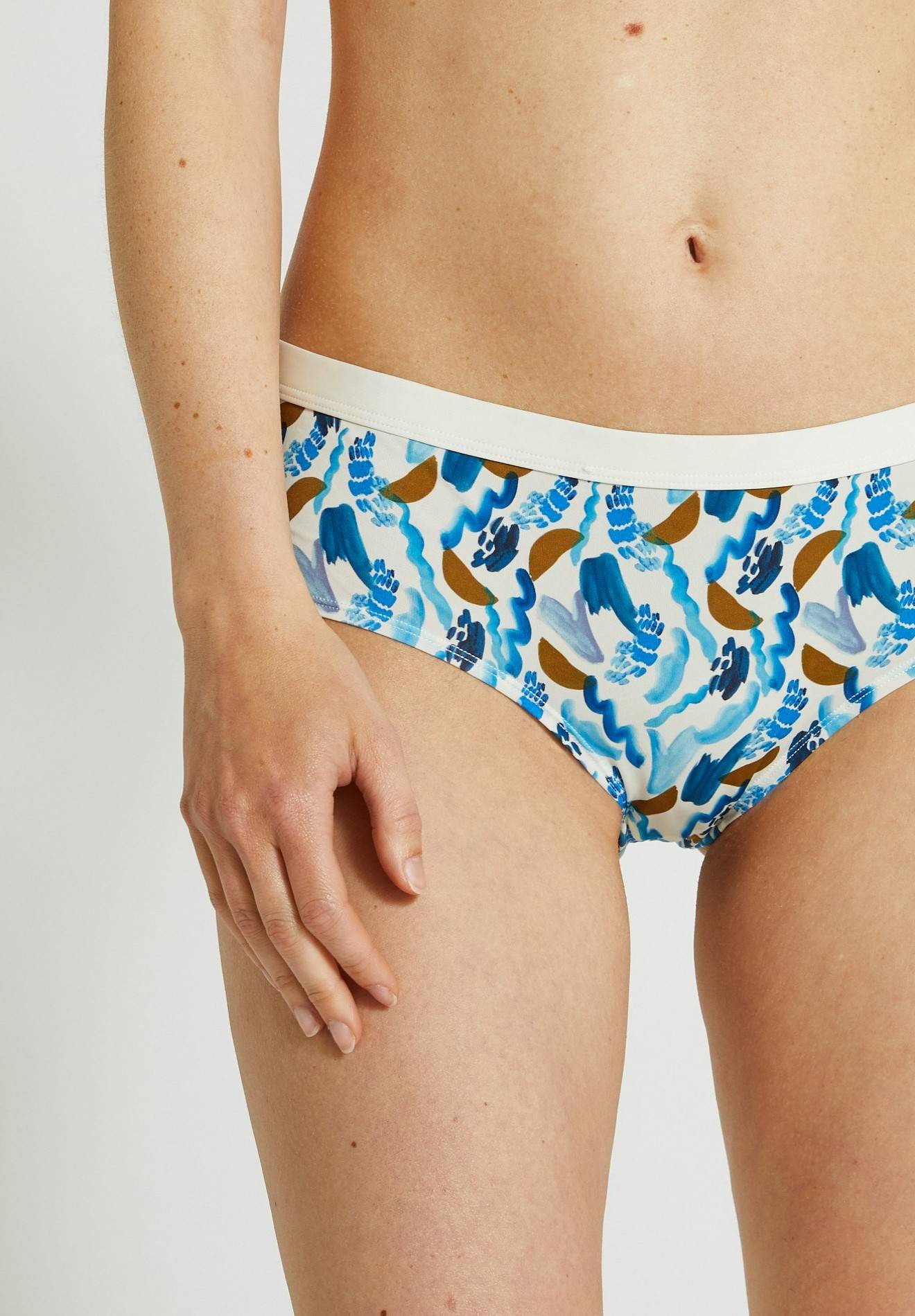 Short en microfibre imprimé, Ecru, large image number 3