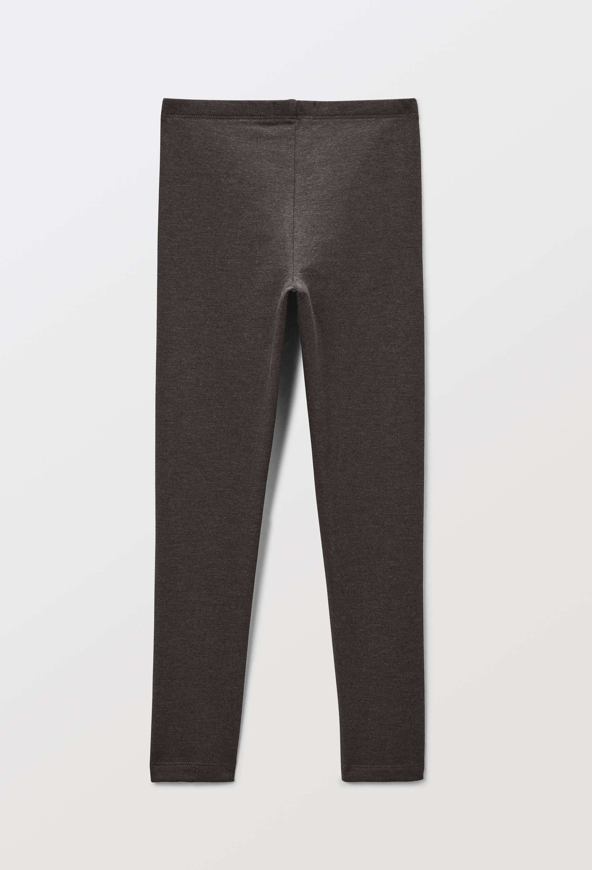 Legging chaud contenant du coton BIO GOTS, Gris foncé, large image number 1.0