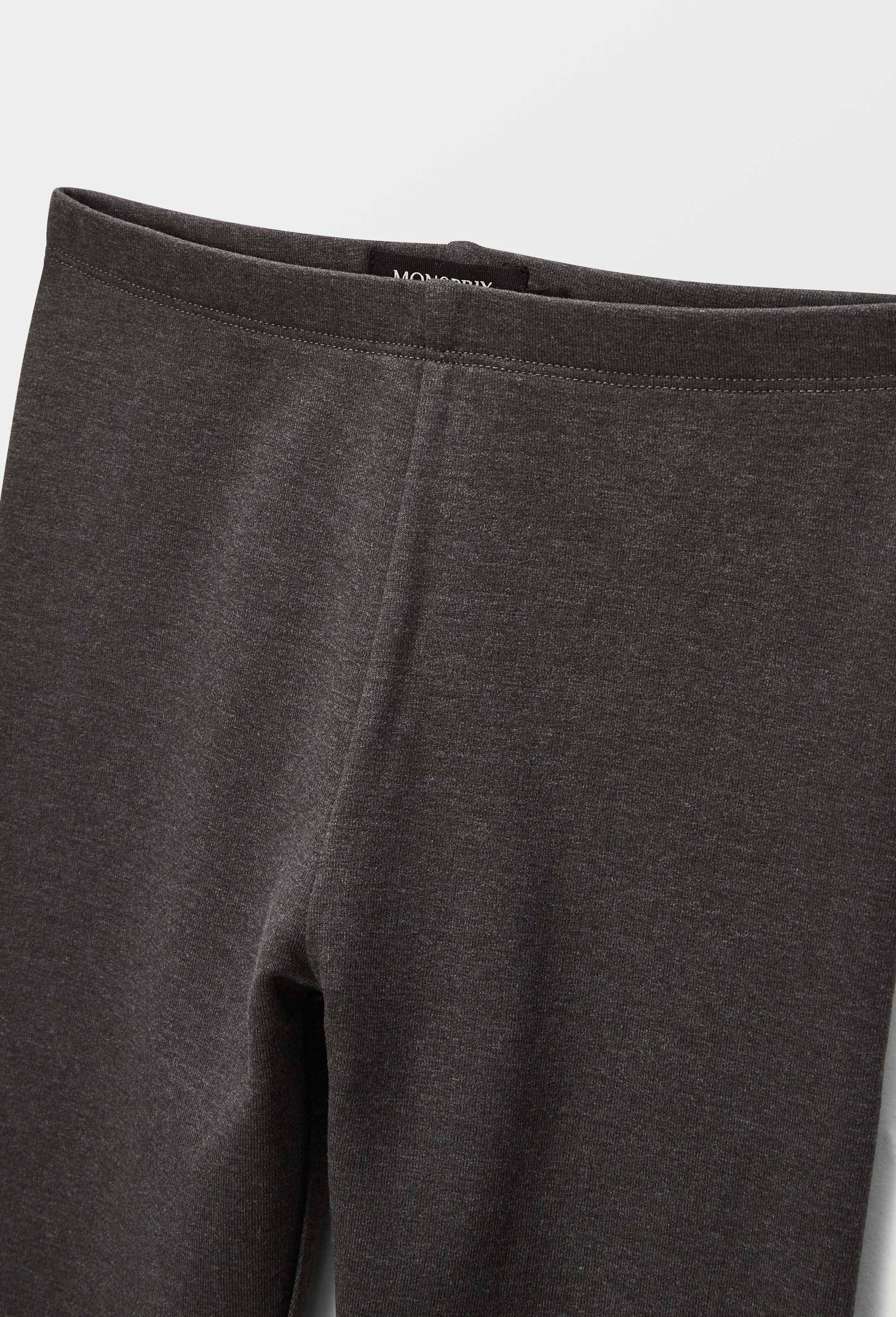 Legging chaud contenant du coton BIO GOTS, Gris foncé, large image number 2