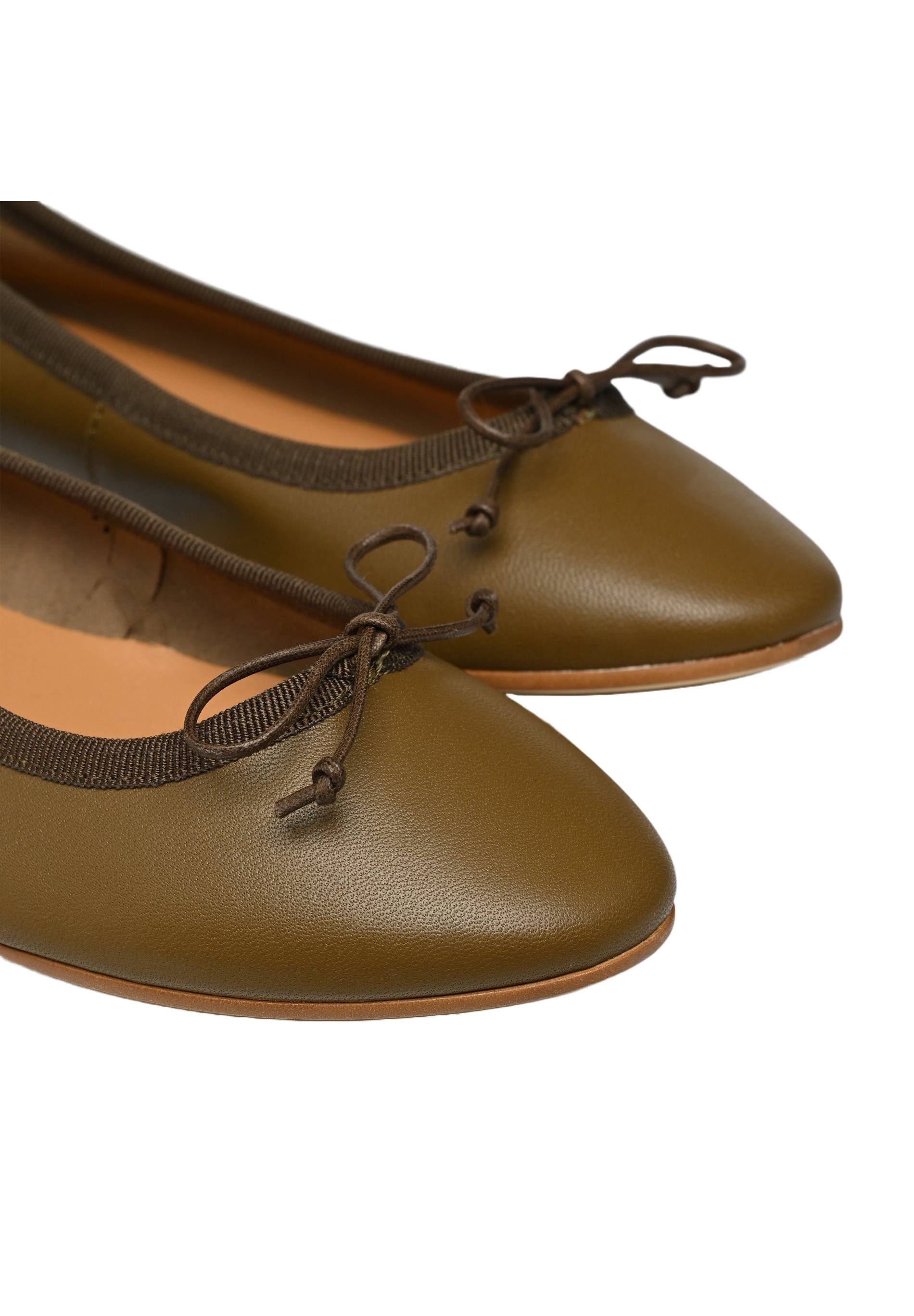 Ballerines , cuir responsable, Vert fonc&eacute;, large image number 5