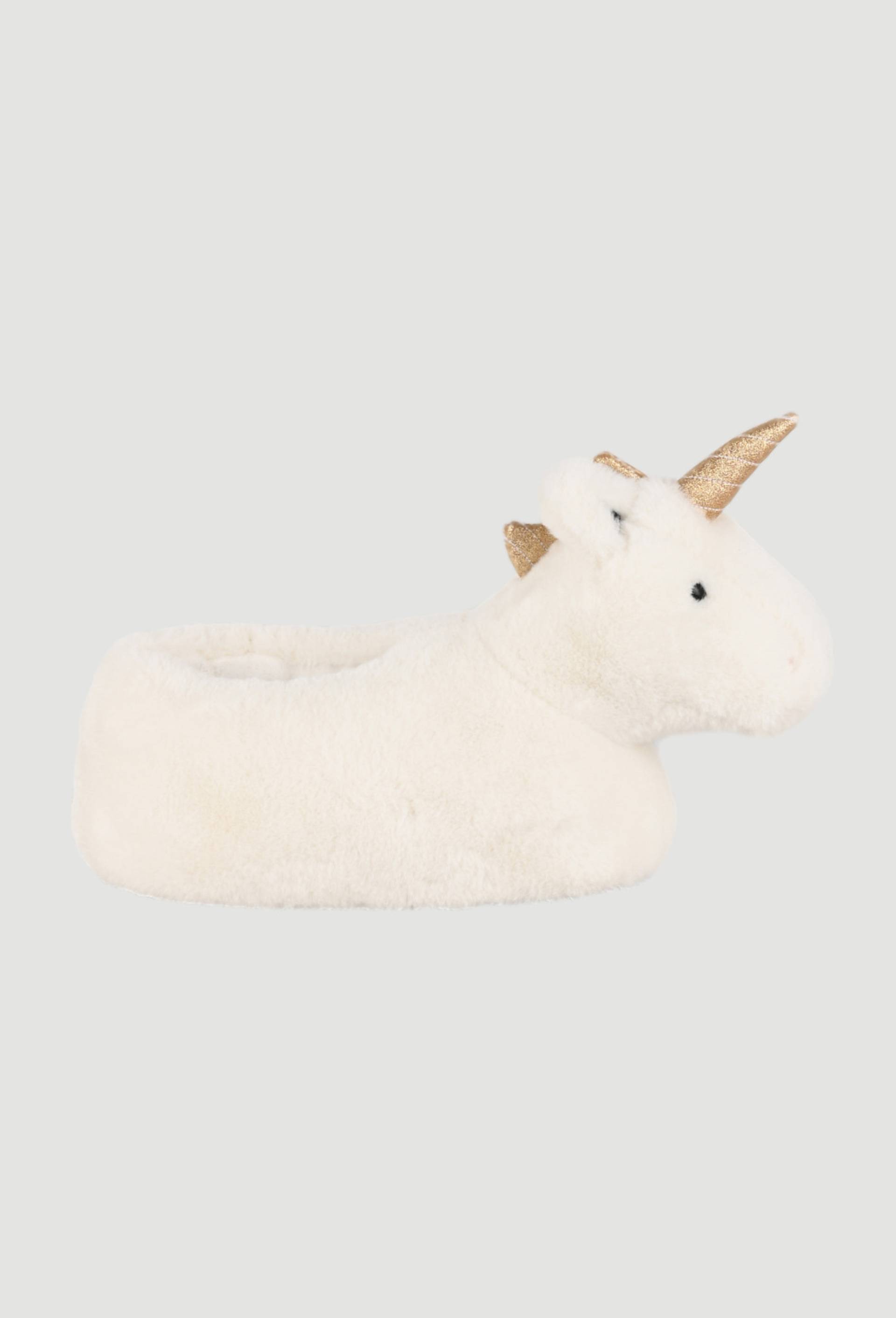 Chaussons licorne, Ecru, large image number 0