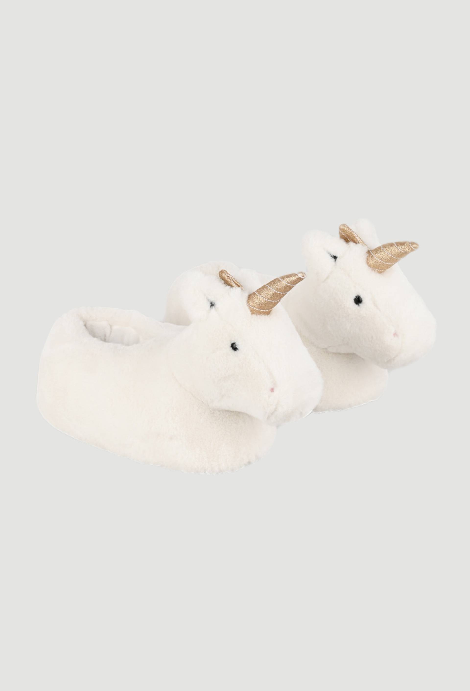 Chaussons licorne, Ecru, large image number 1