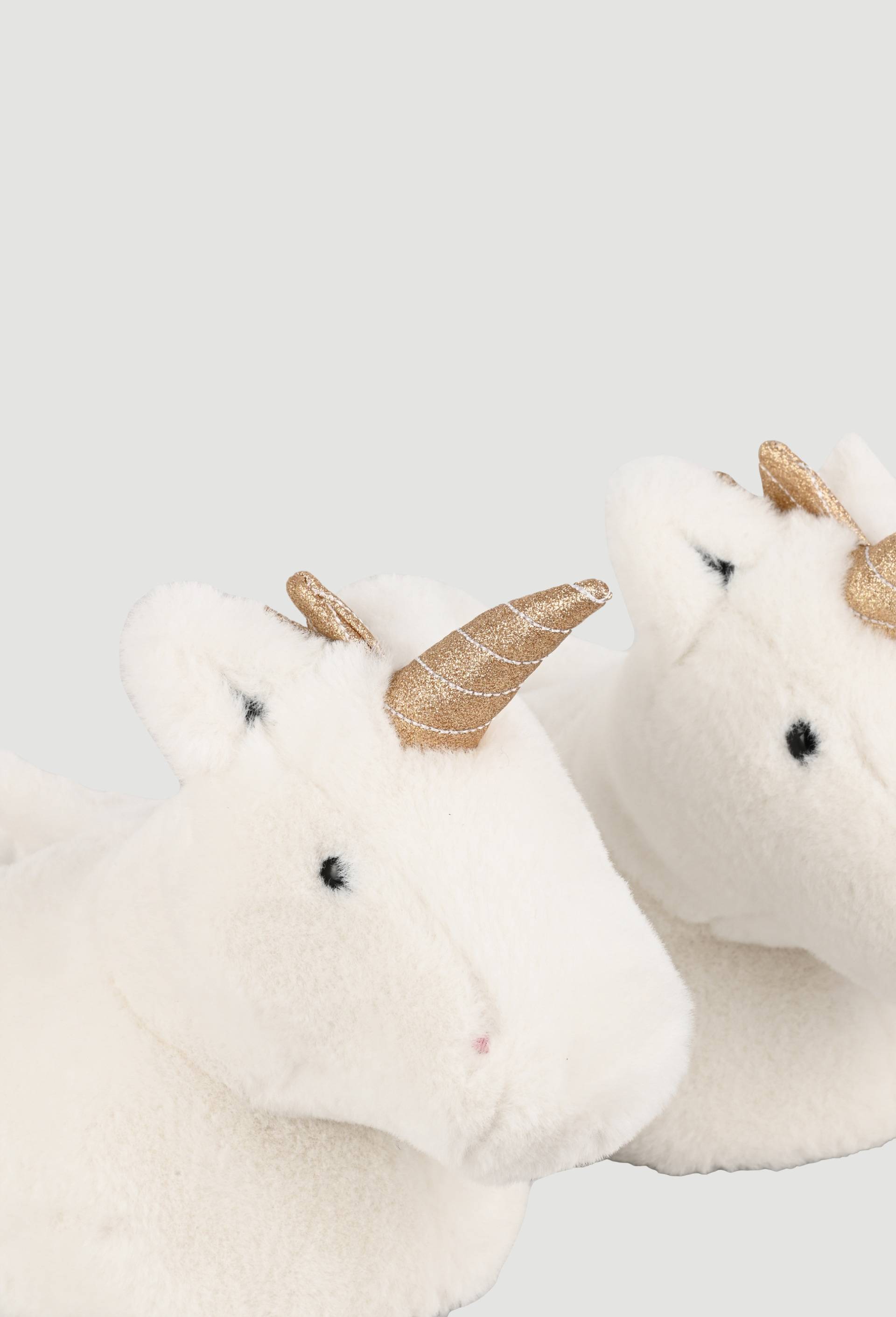 Chaussons licorne, Ecru, large image number 2