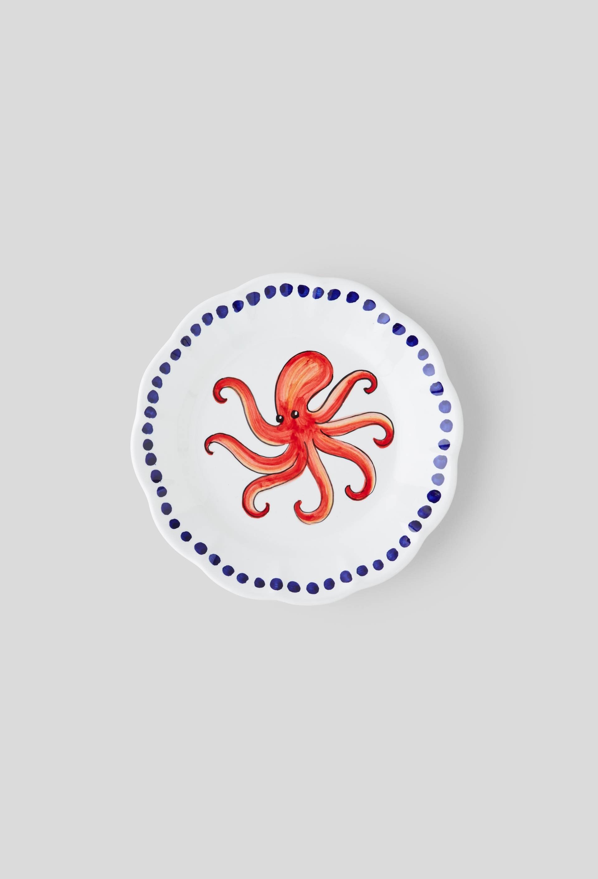 Assiette avec motif, Blanc, large image number 0
