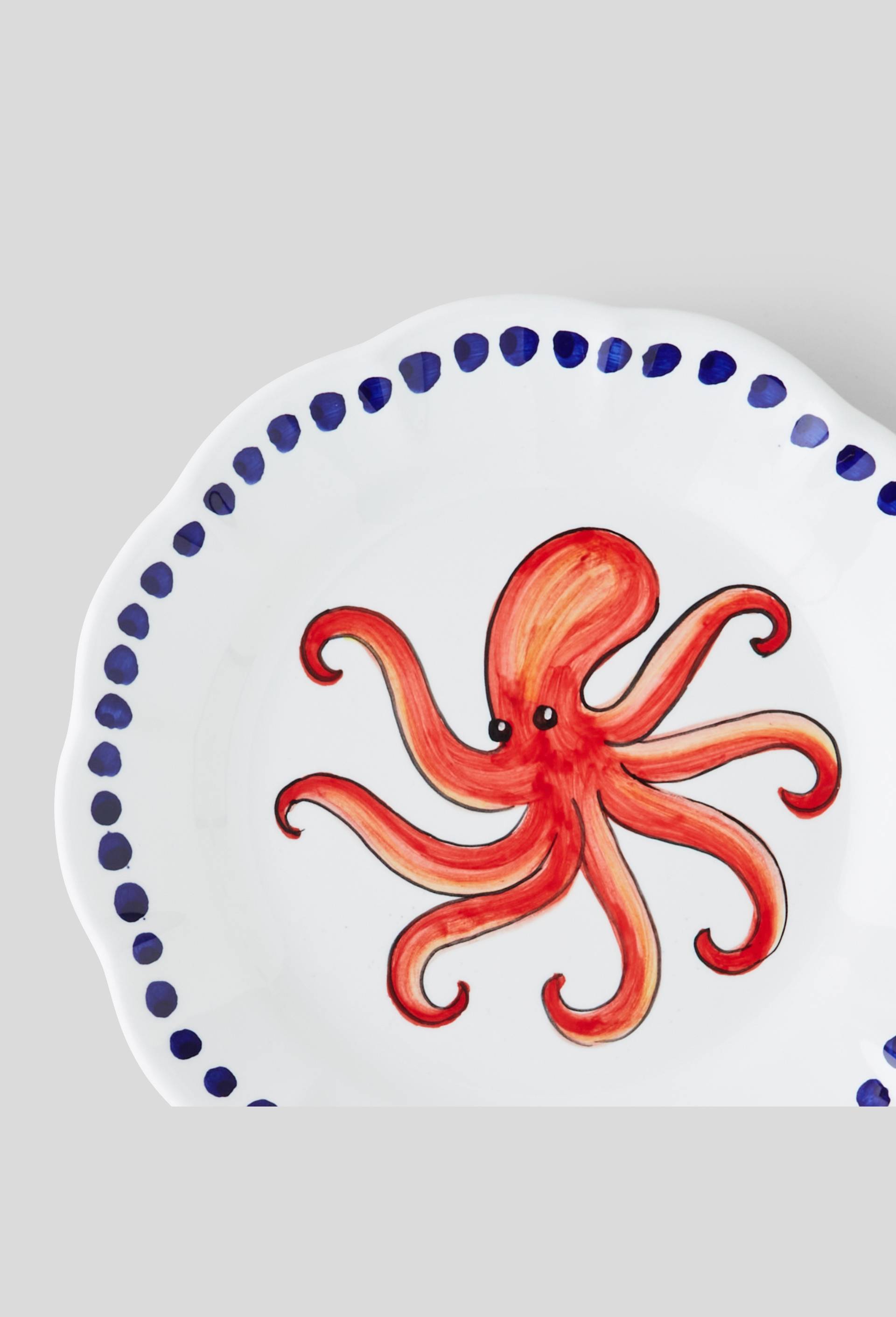 Assiette avec motif, Blanc, large image number 1