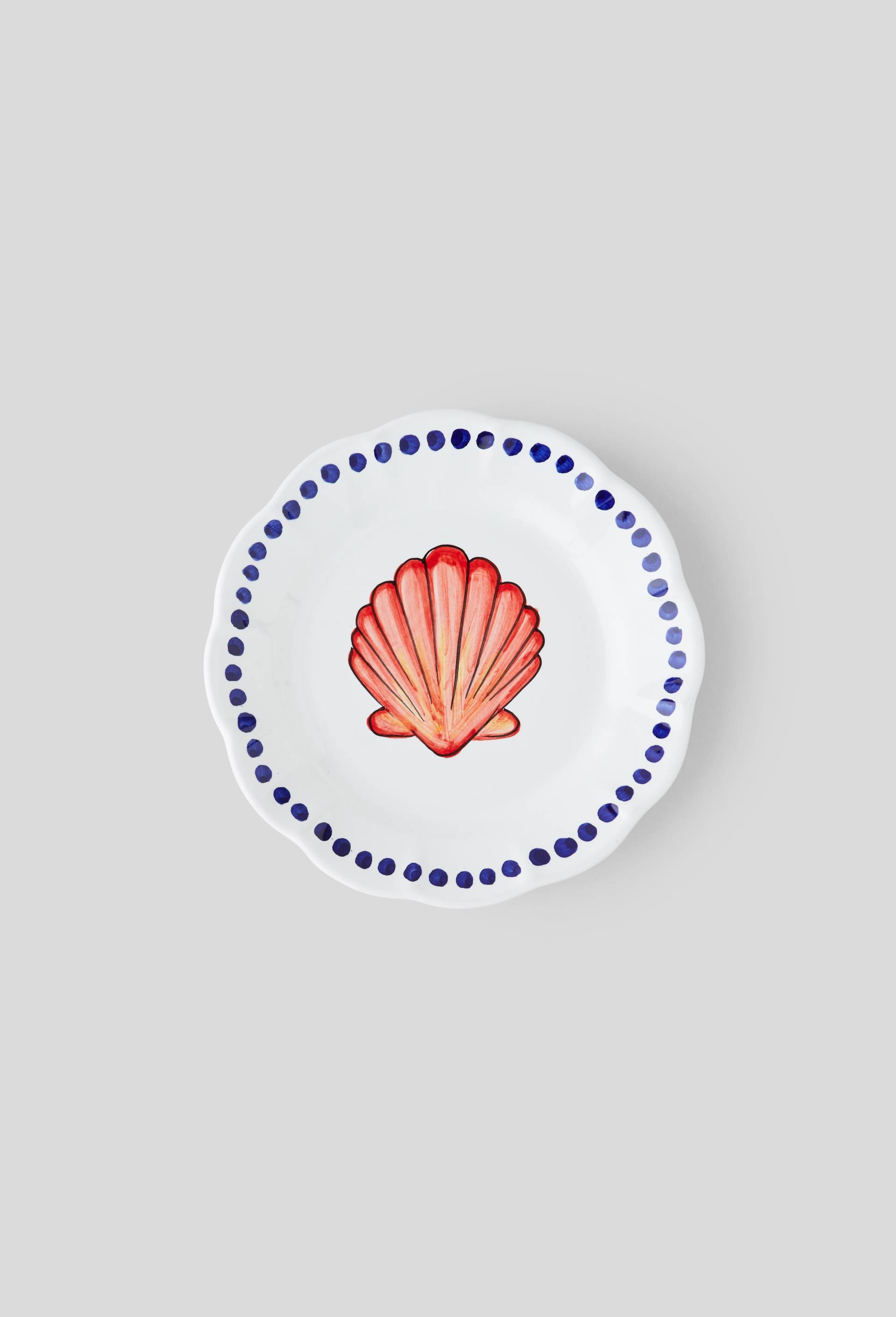 Assiette avec motif, Blanc, large image number 0