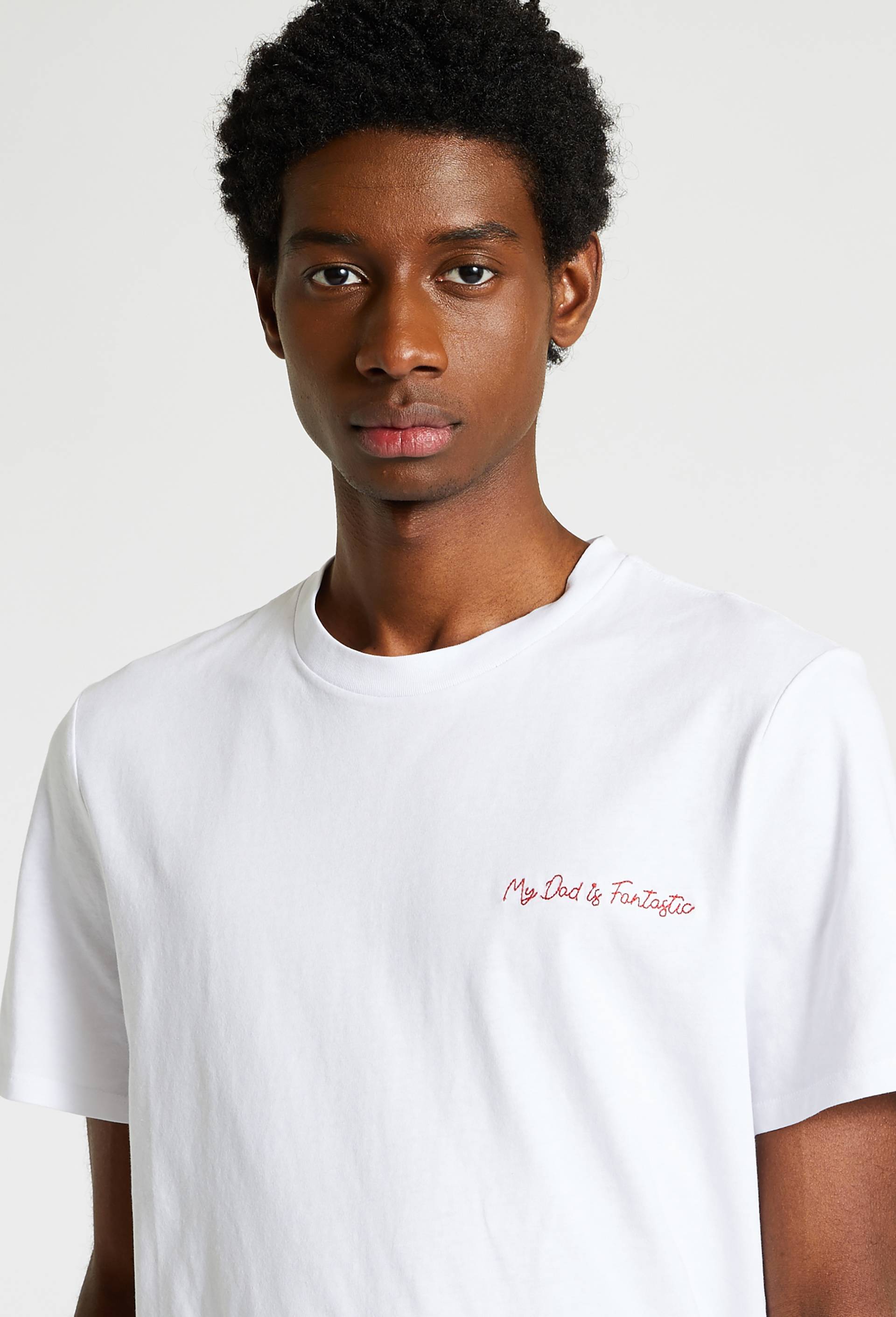 T-shirt manches courtes fête des pères, Blanc, large image number 0