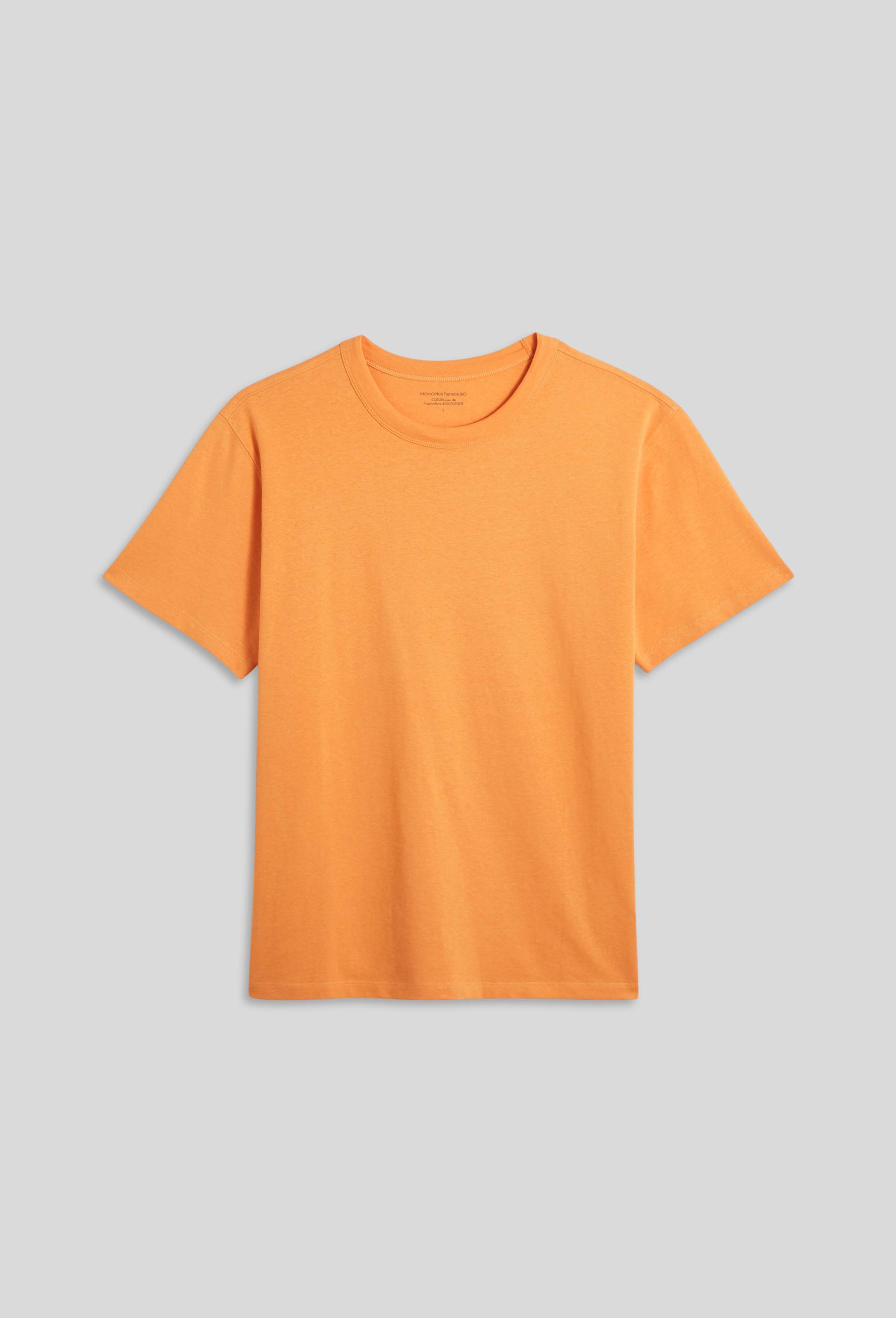 T-shirt manches courtes, Orange, large image number 2