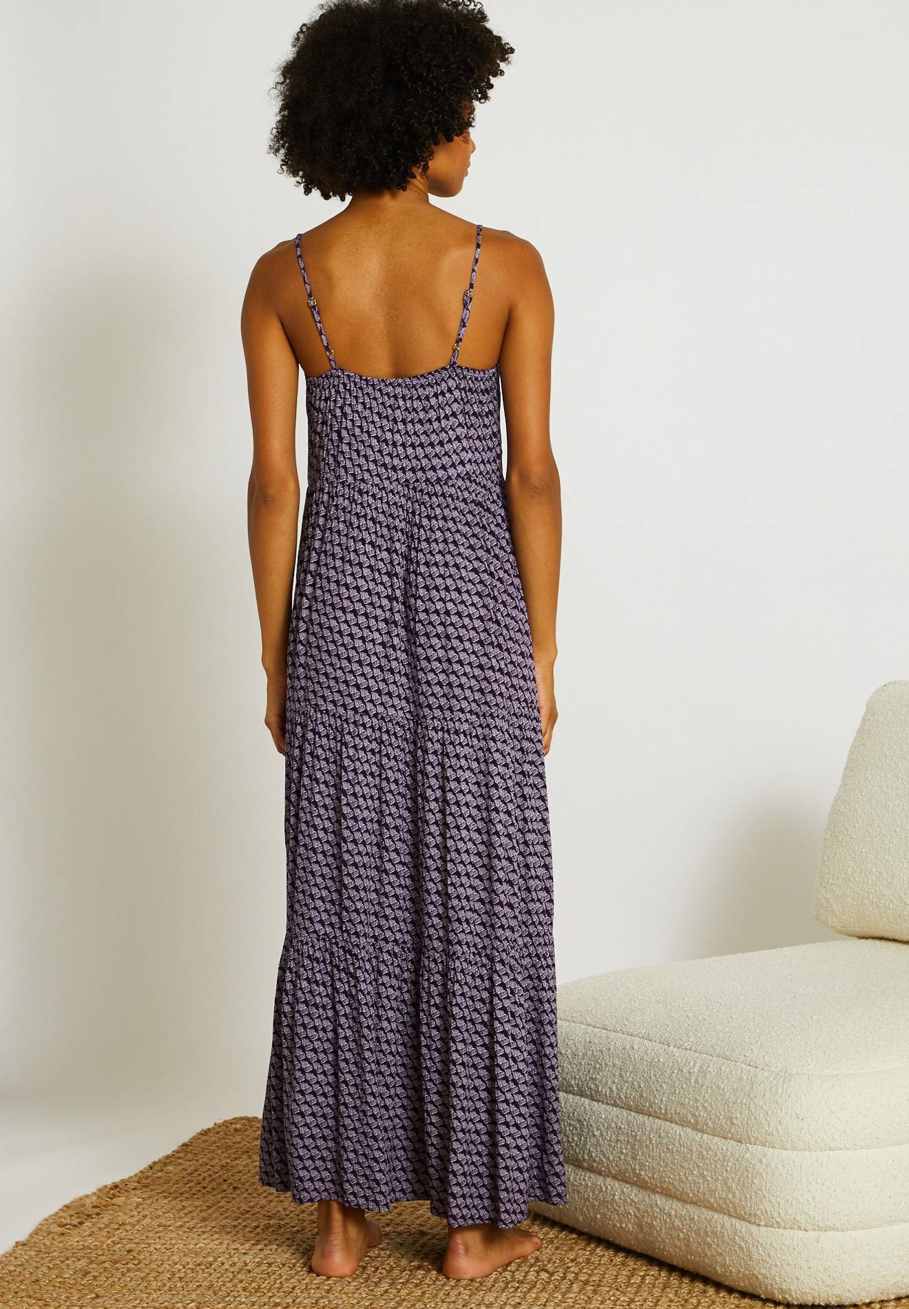 Chemise de nuit, Violet foncé, large image number 4.0