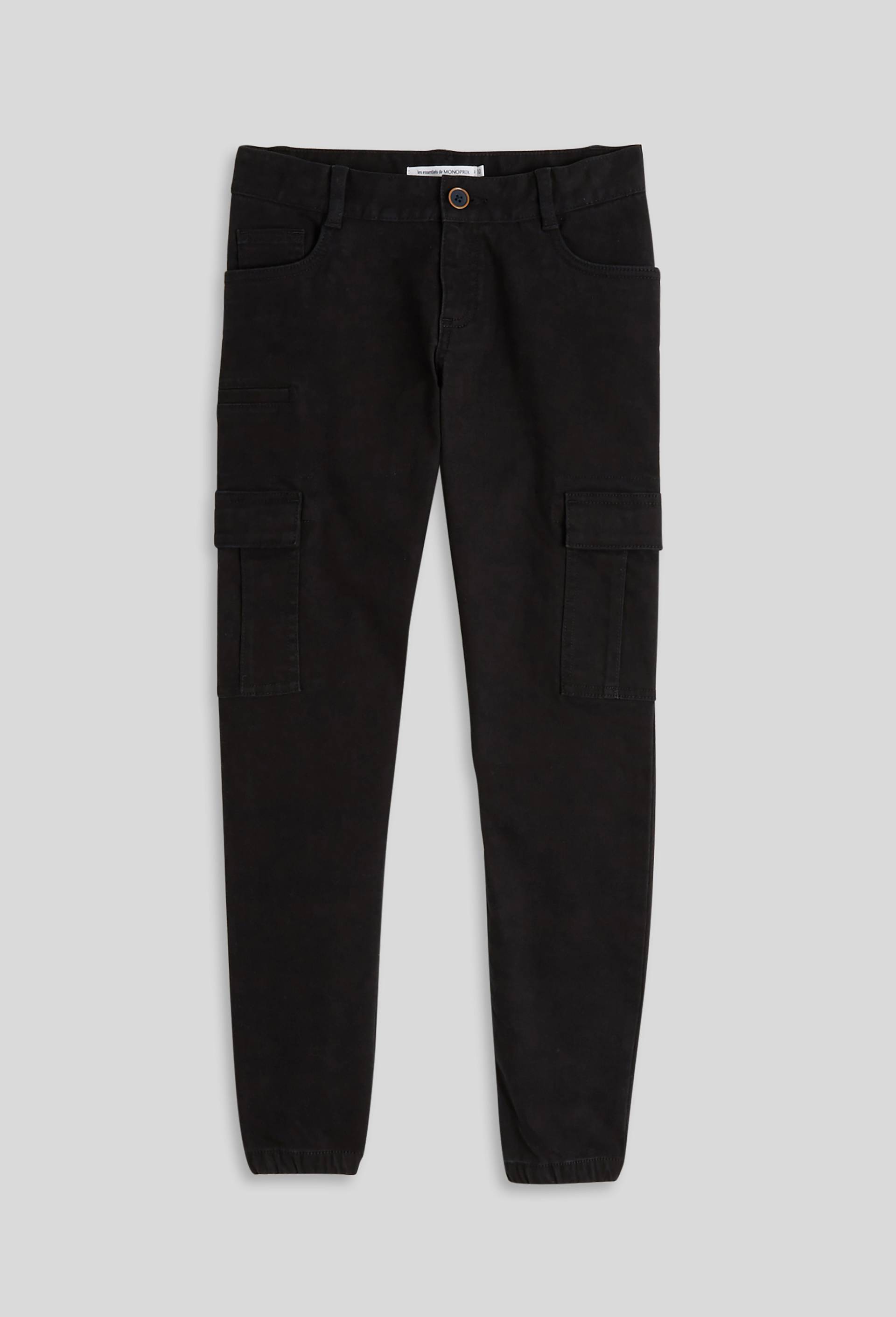 Pantalon battle, Noir, large image number 1