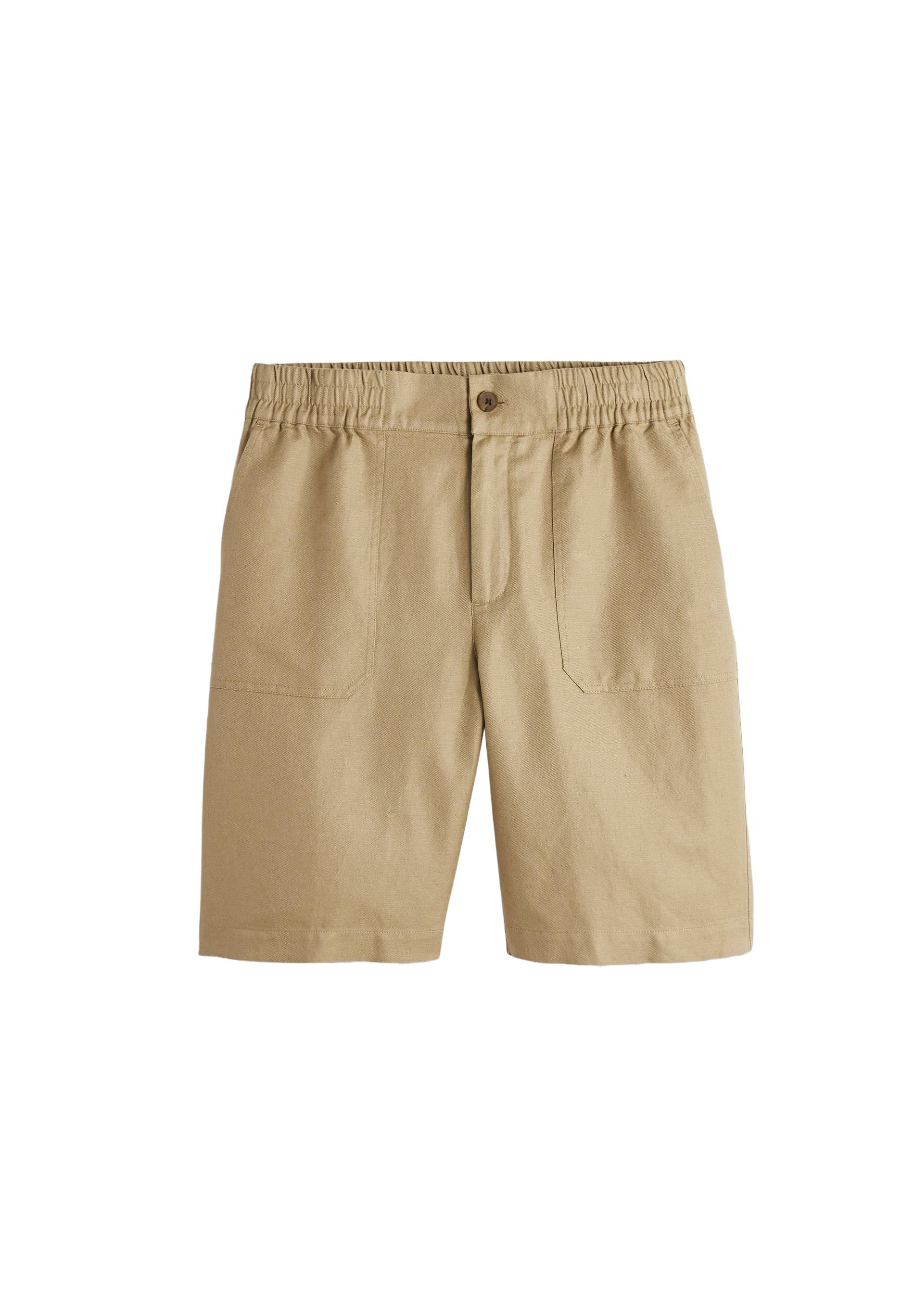 Bermuda taille élastique, Beige, large image number 5.0