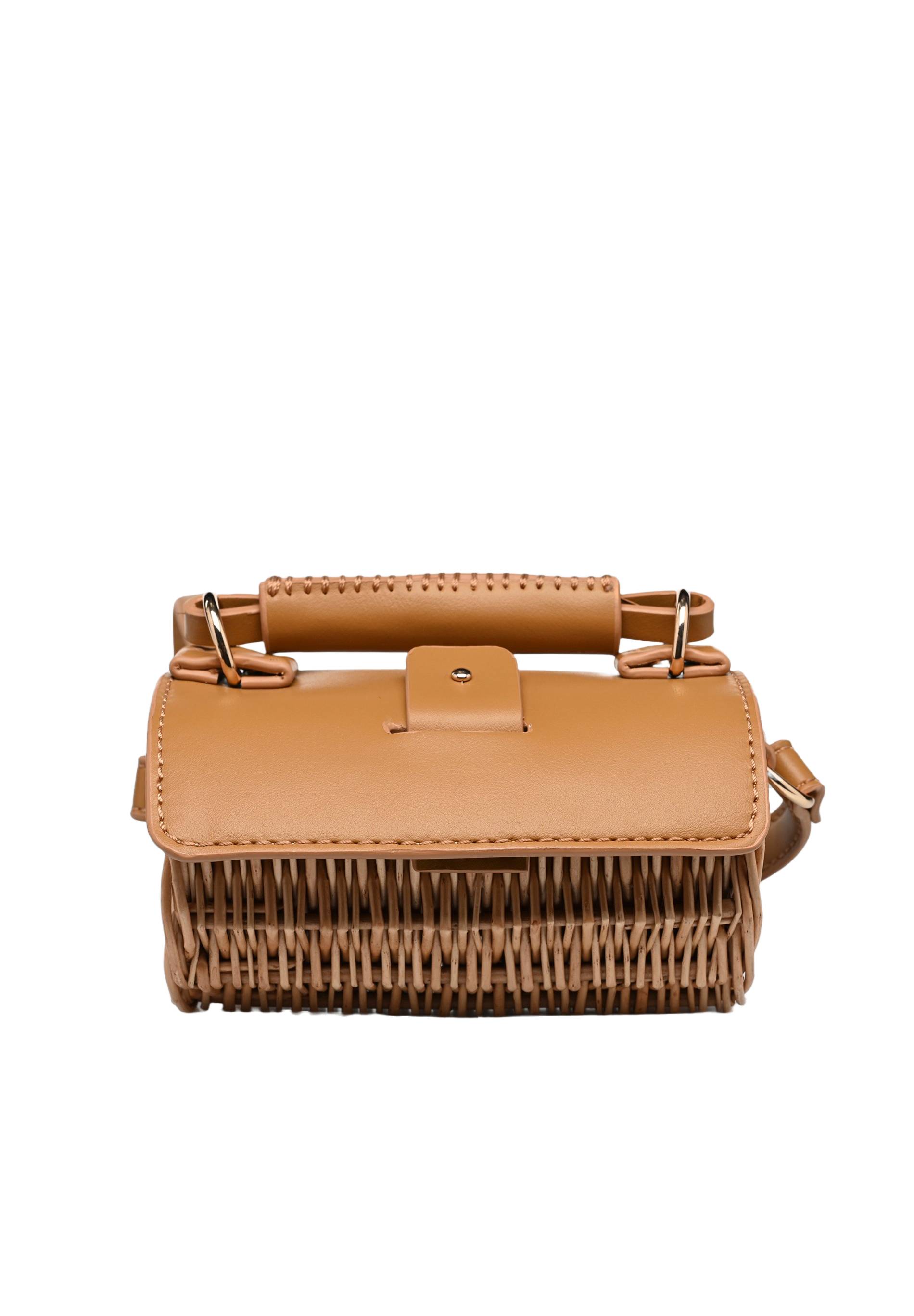 Sac en boîte tressée, Beige clair, large image number 3