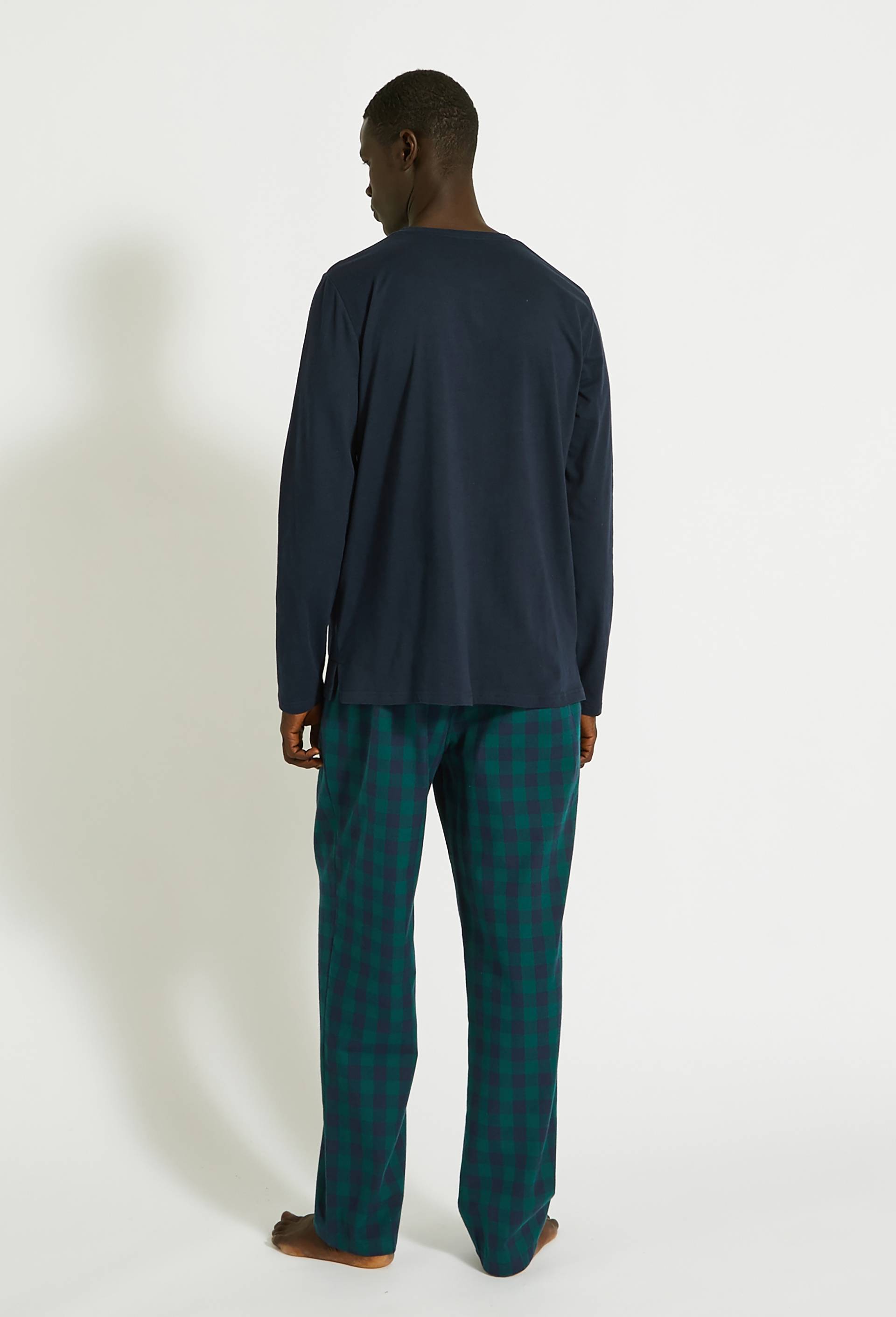 Pyjama en coton, Vert foncé, large image number 1