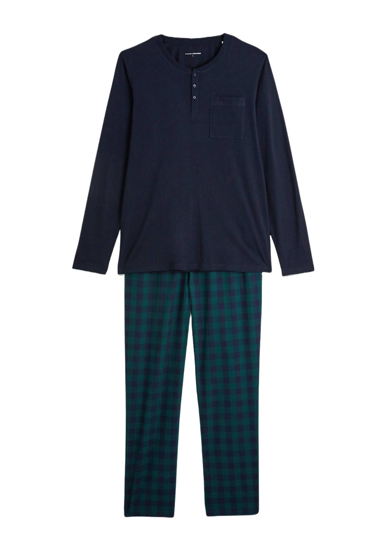 Pyjama en coton, Vert foncé, large image number 5