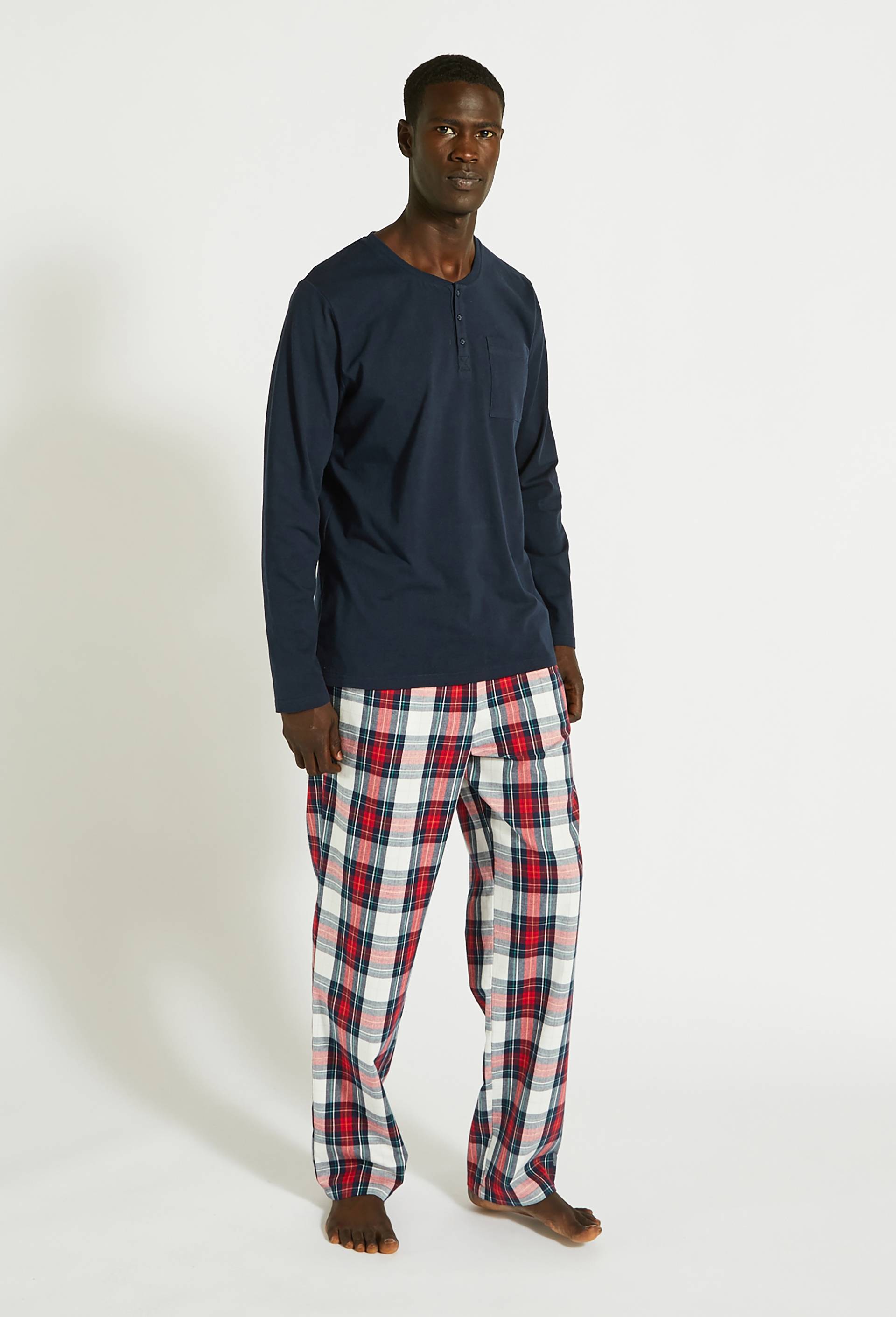 Pyjama en coton, Rouge, large image number 0