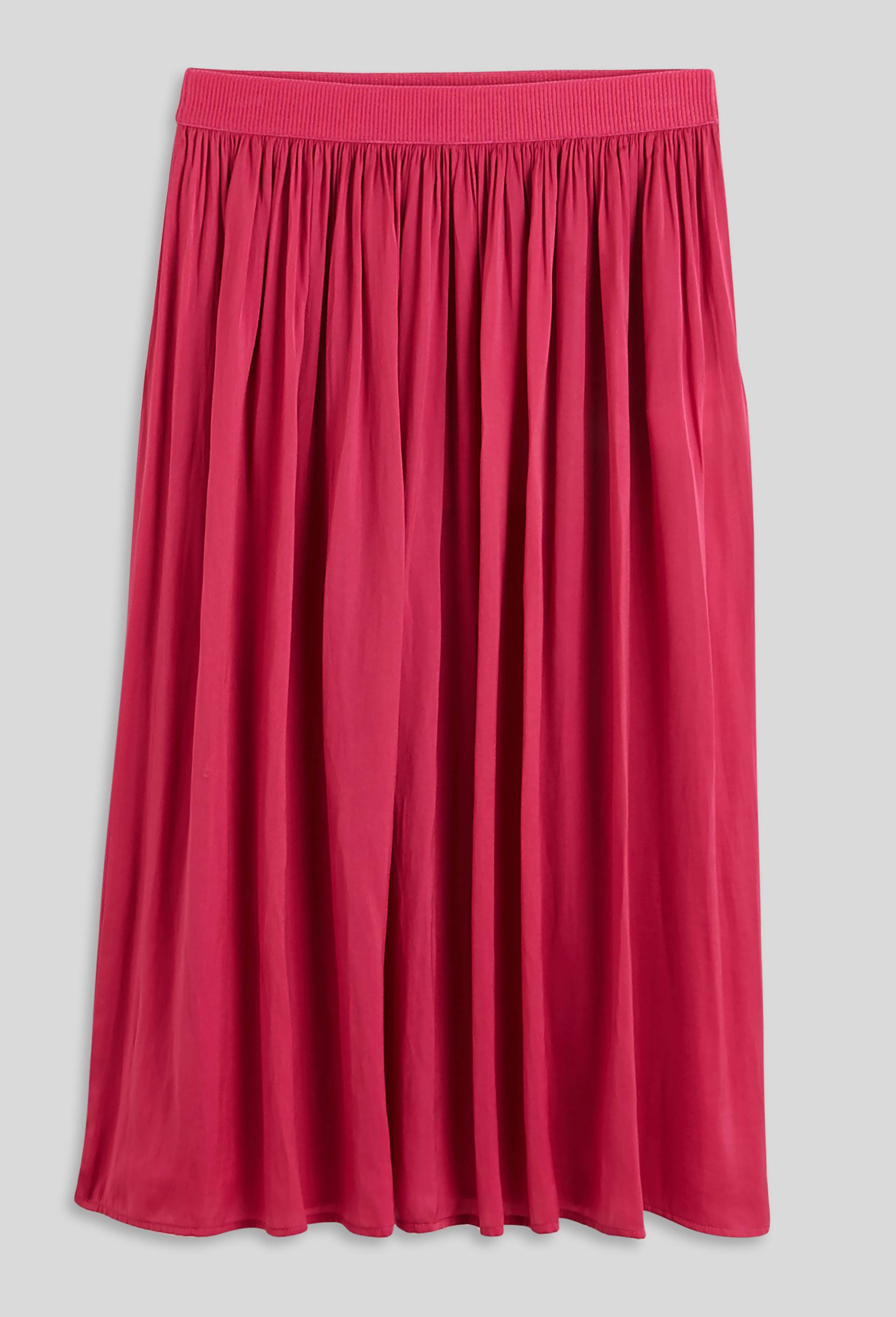 Jupe midi plissée, Rose foncé, large image number 2