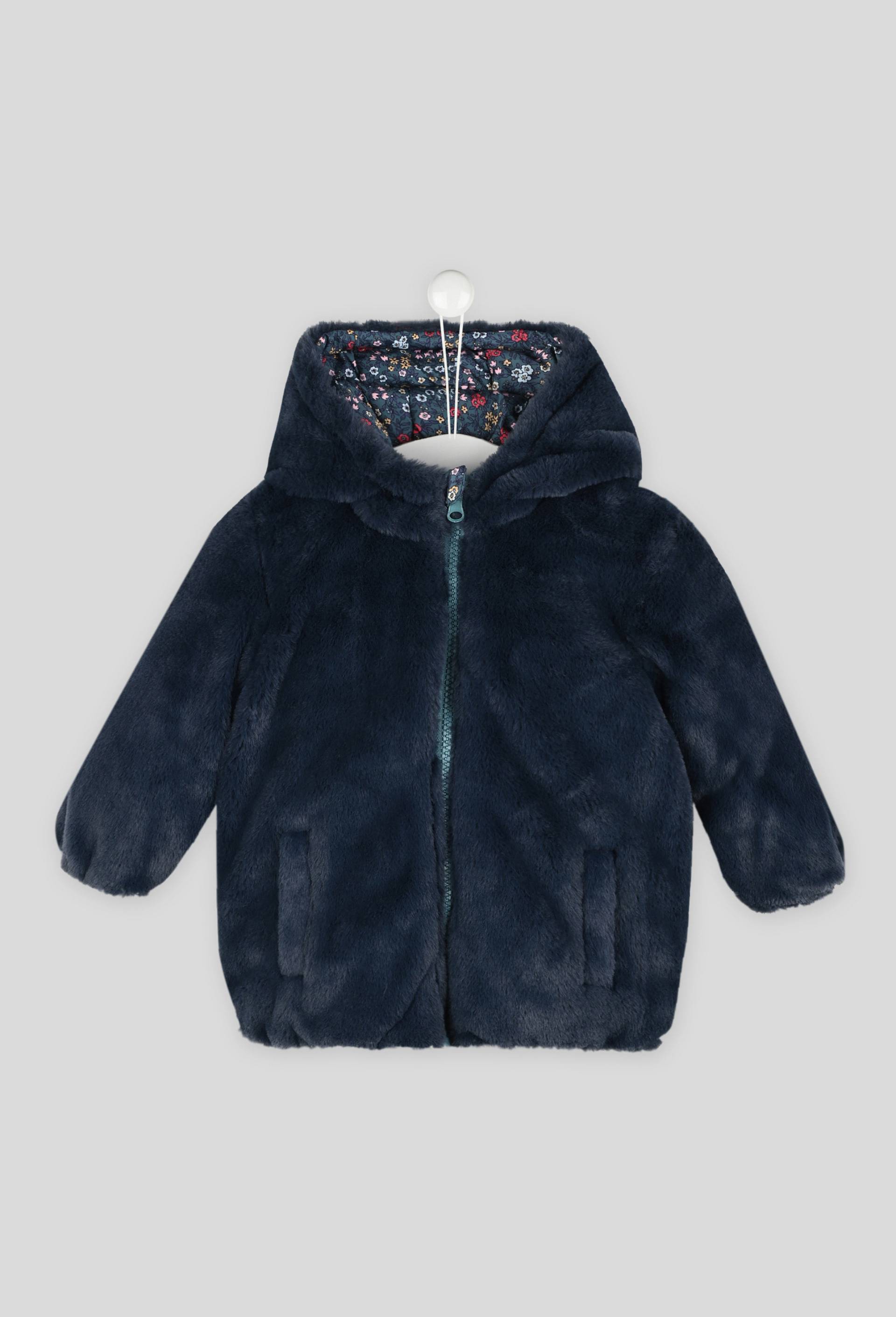 Blouson r{versible avec de la fausse fourrure, BLEU, large image number 2.0