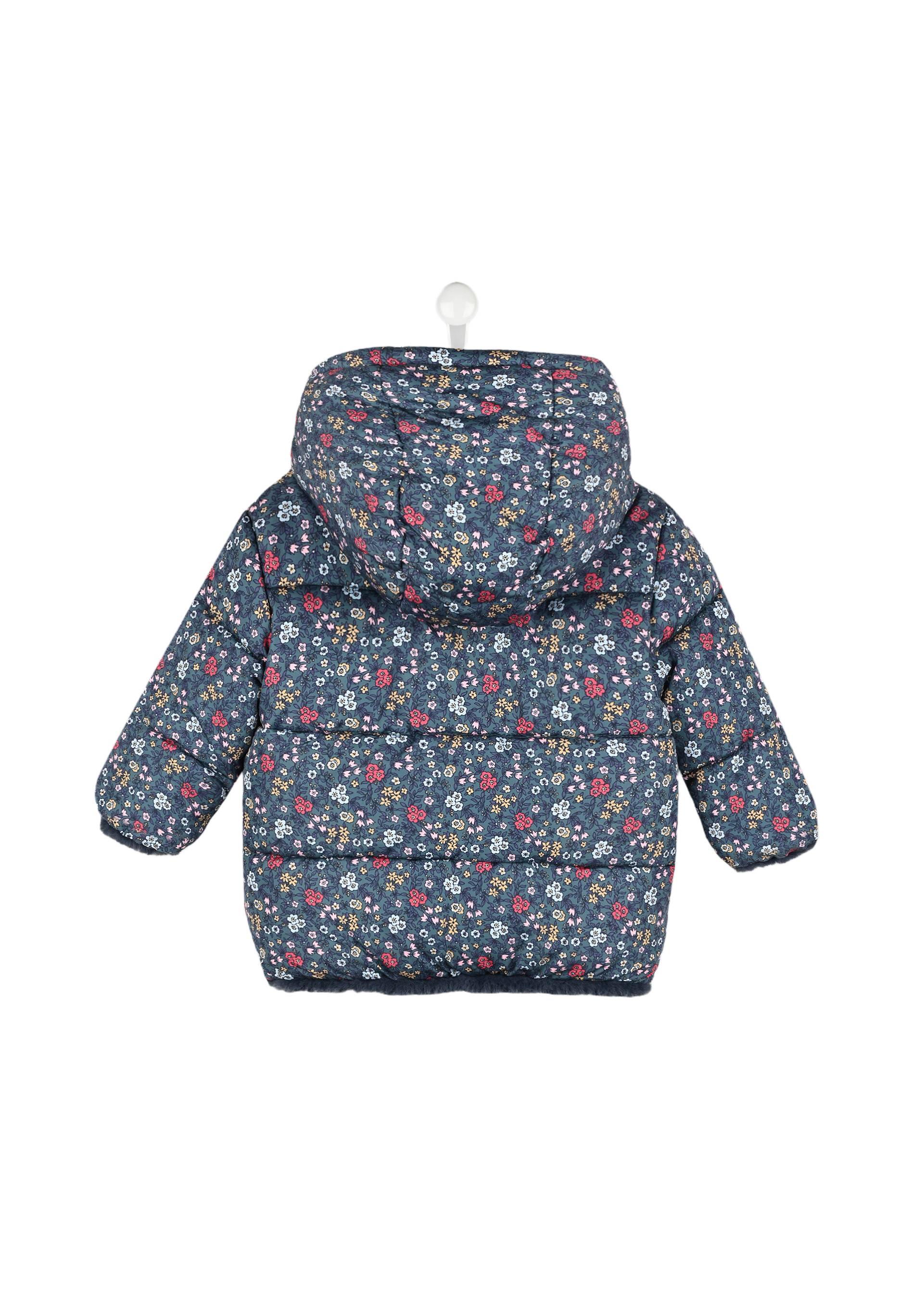 Blouson r{versible avec de la fausse fourrure, BLEU, large image number 4.0