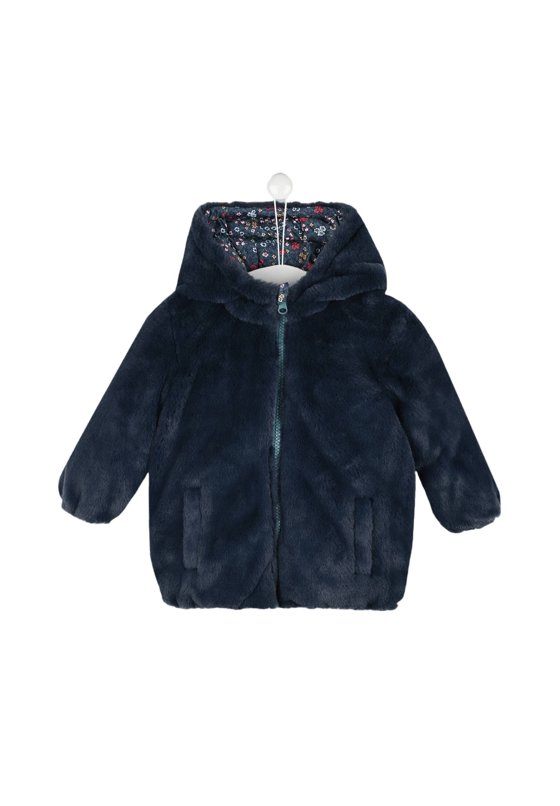 Blouson r{versible avec de la fausse fourrure, BLEU, large image number 5.0