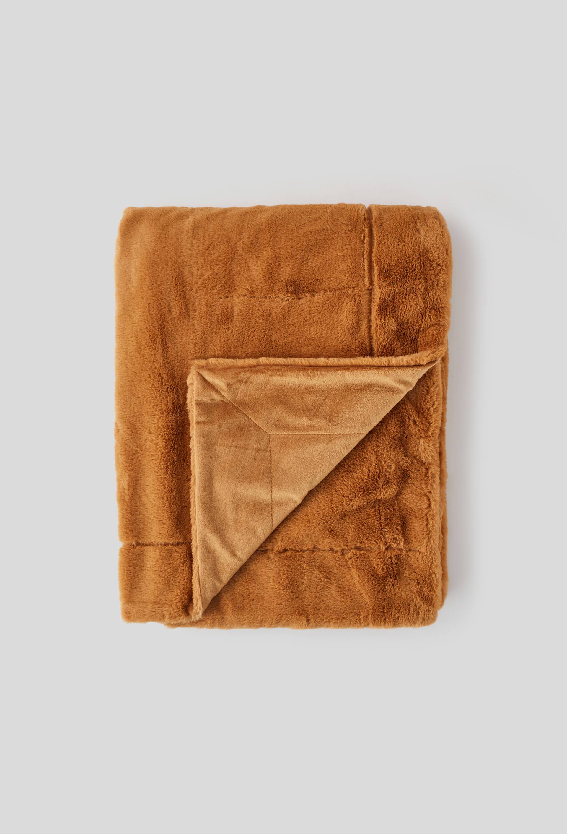 Plaid, 130x170cm, Brun, large image number 0
