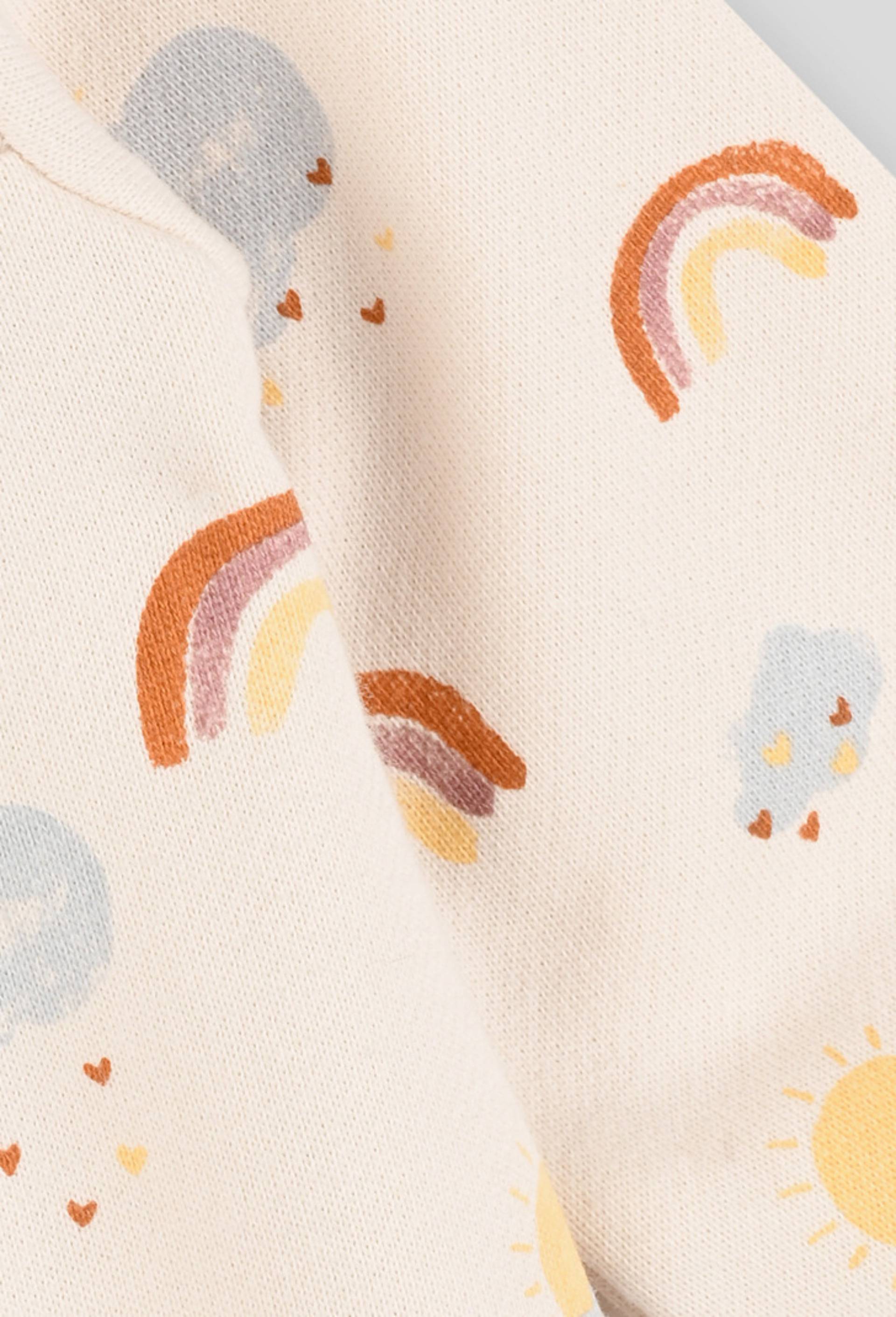Combinaison molleton, certifi{e Oekotex et Organic, Beige clair, large image number 2