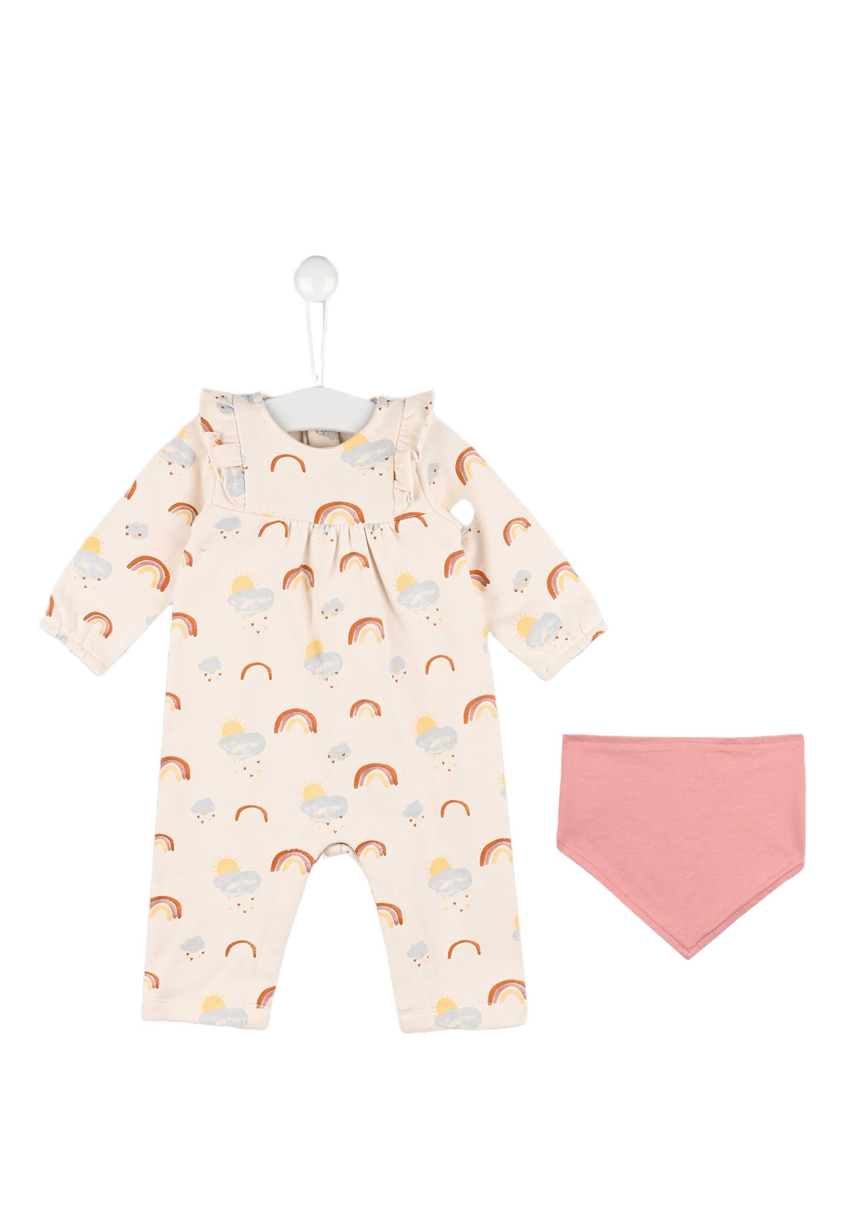 Combinaison molleton, certifi{e Oekotex et Organic, Beige clair, large image number 3