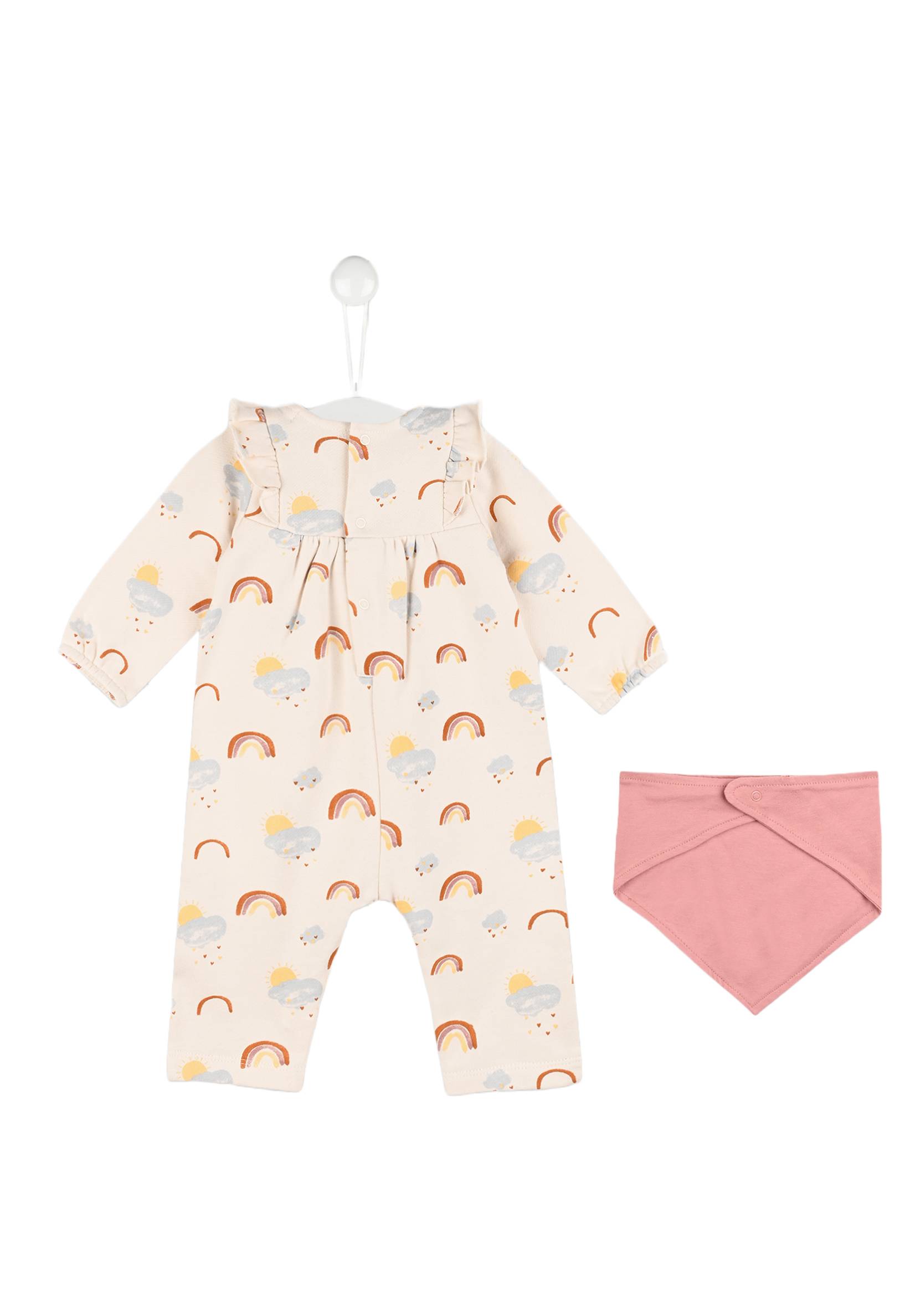 Combinaison molleton, certifi{e Oekotex et Organic, Beige clair, large image number 4.0