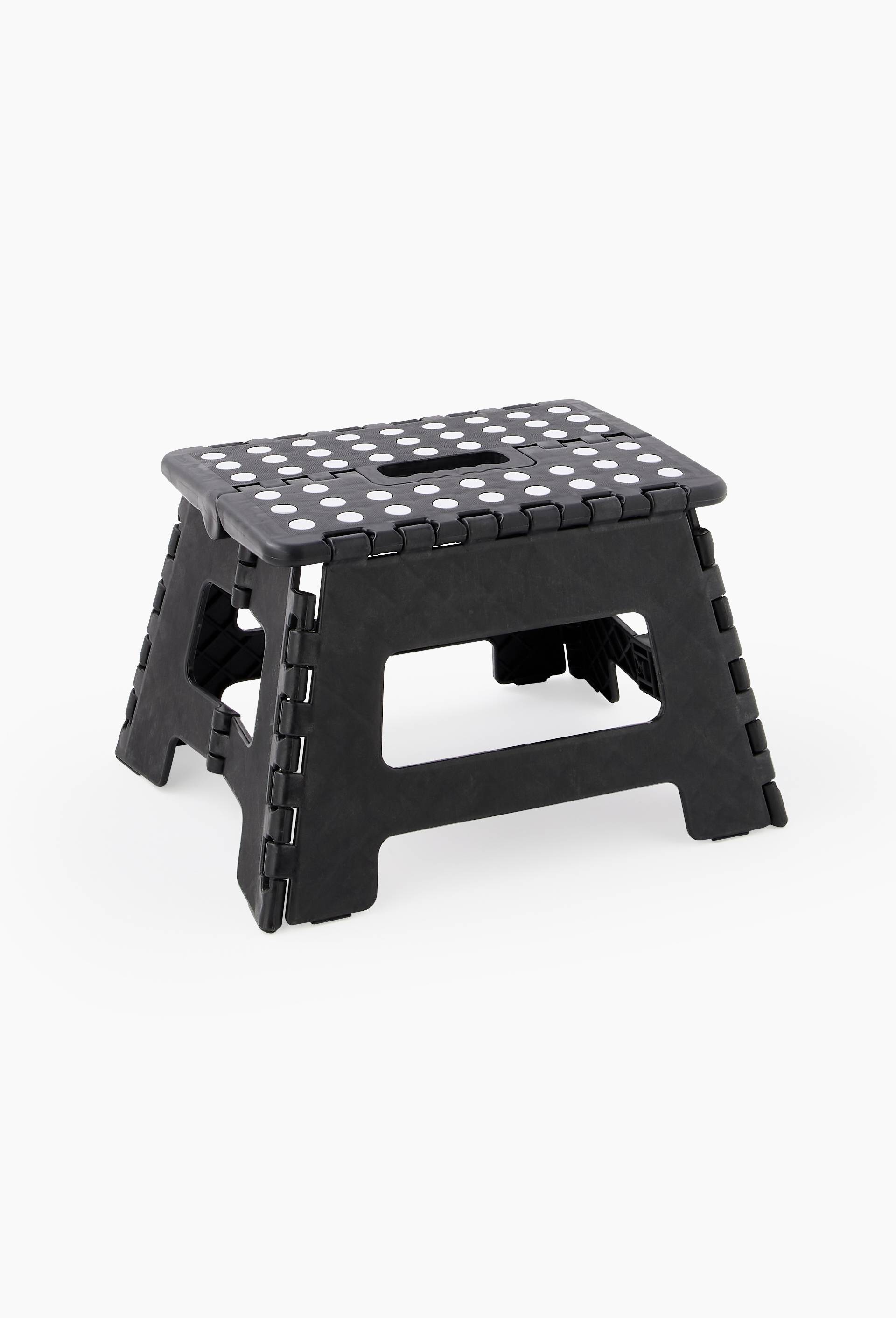Marche pieds, L25xl25xH40cm, Noir, large image number 0.0