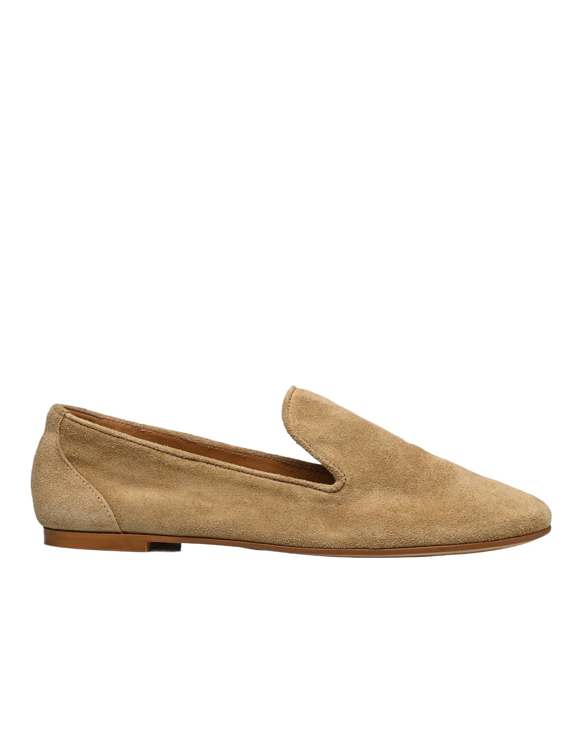 Mocassins, croûte de cuir responsable, Beige, large image number 3.0