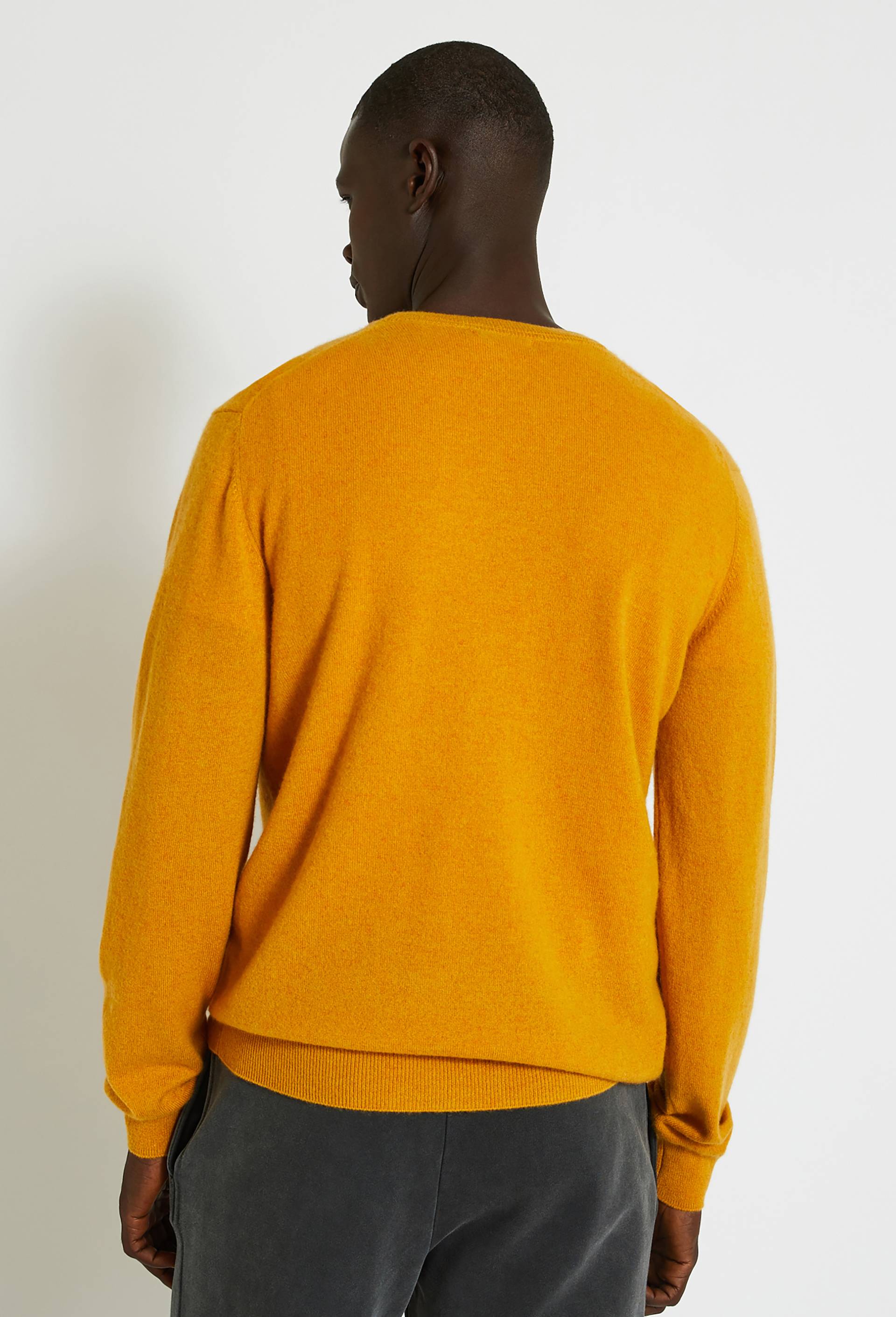 Pull en cachemire certifié Oekotex, Jaune foncé, large image number 1.0
