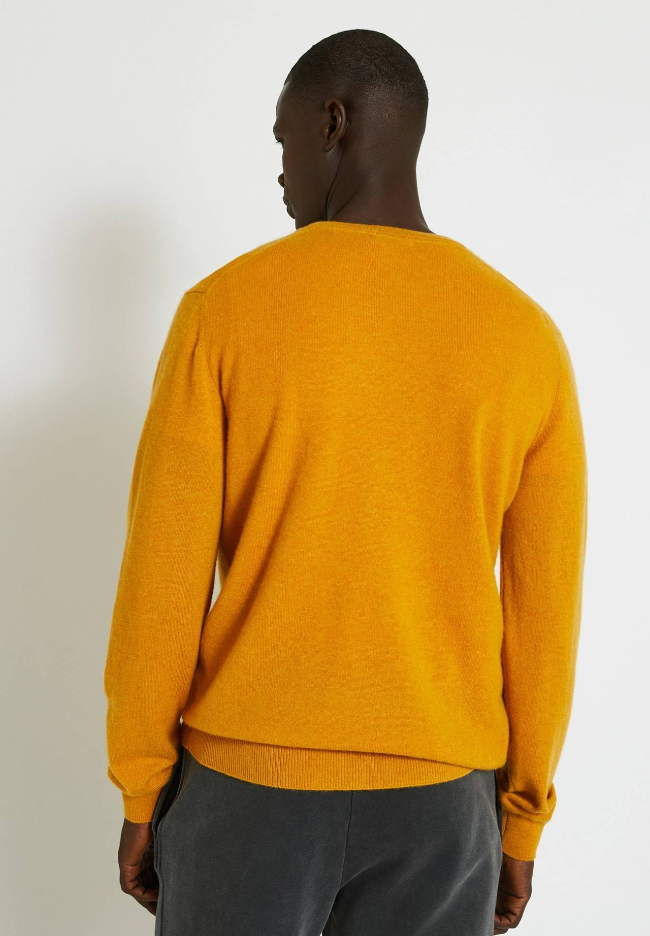 Pull en cachemire certifié Oekotex, Jaune foncé, large image number 4.0