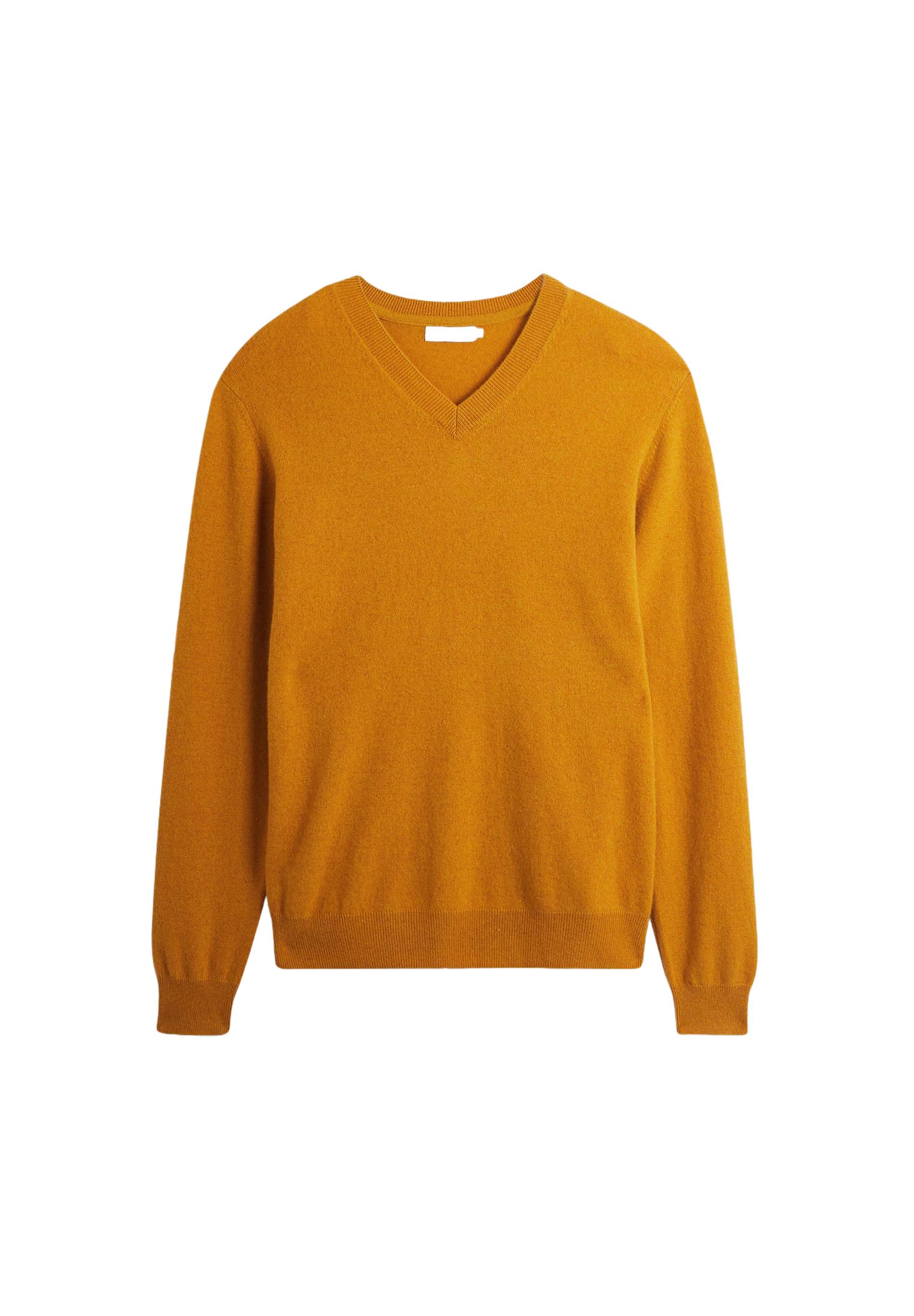 Pull en cachemire certifié Oekotex, Jaune foncé, large image number 5