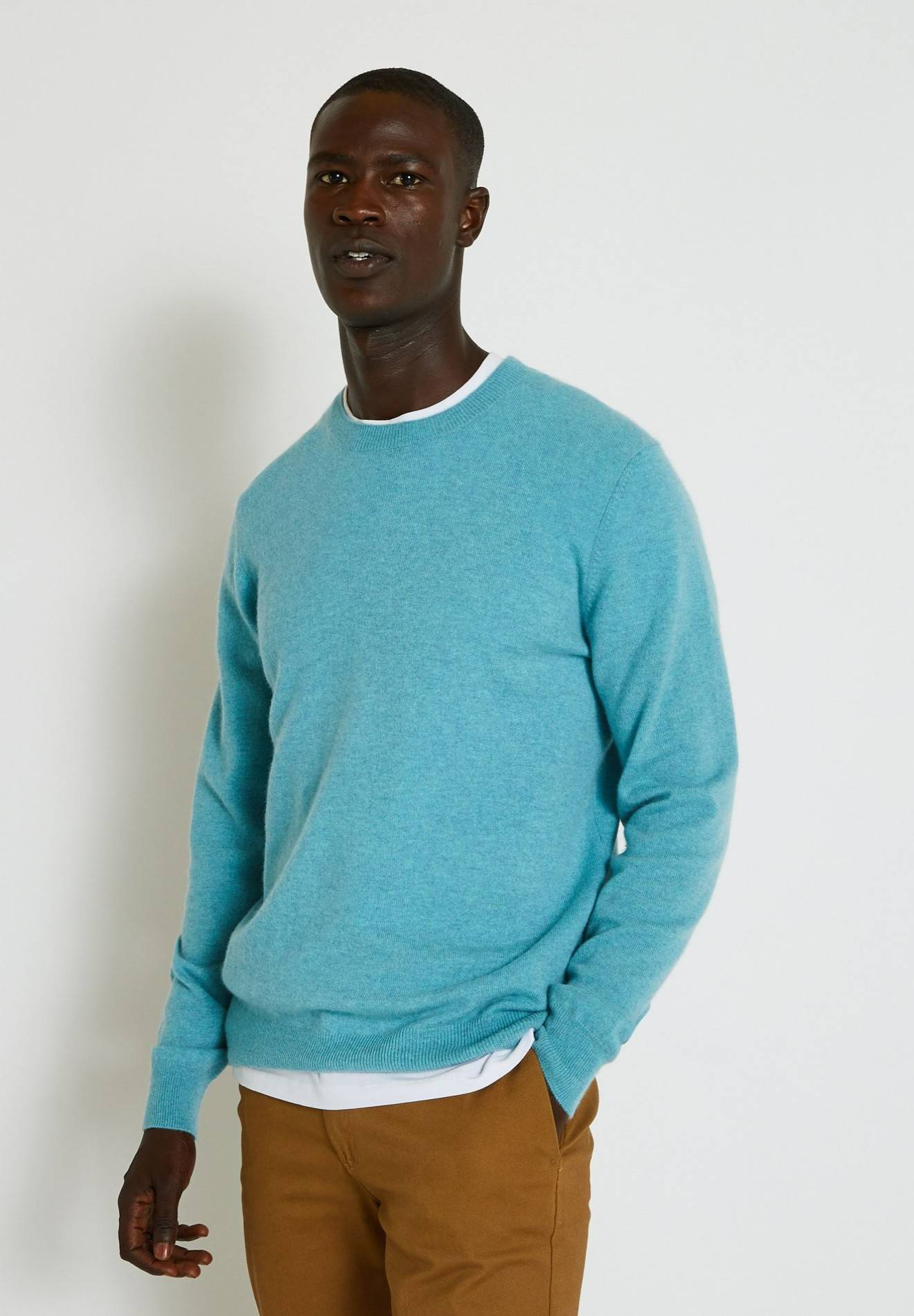 Pull en cachemire certifié Oekotex, BLEU, large image number 3.0