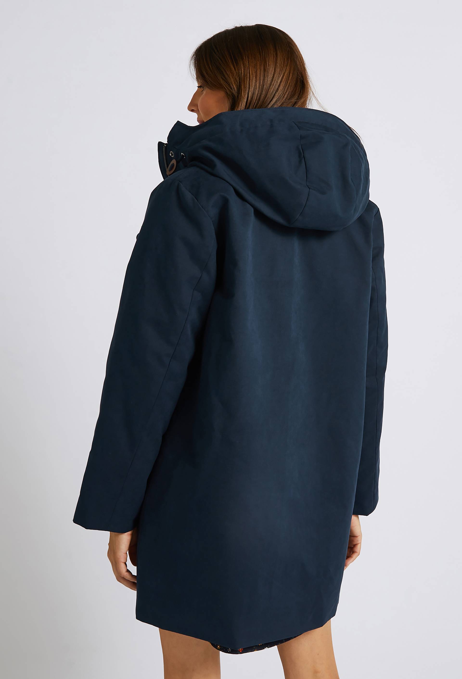 Parka doublure sherpa, Bleu fonc&eacute;, large image number 1